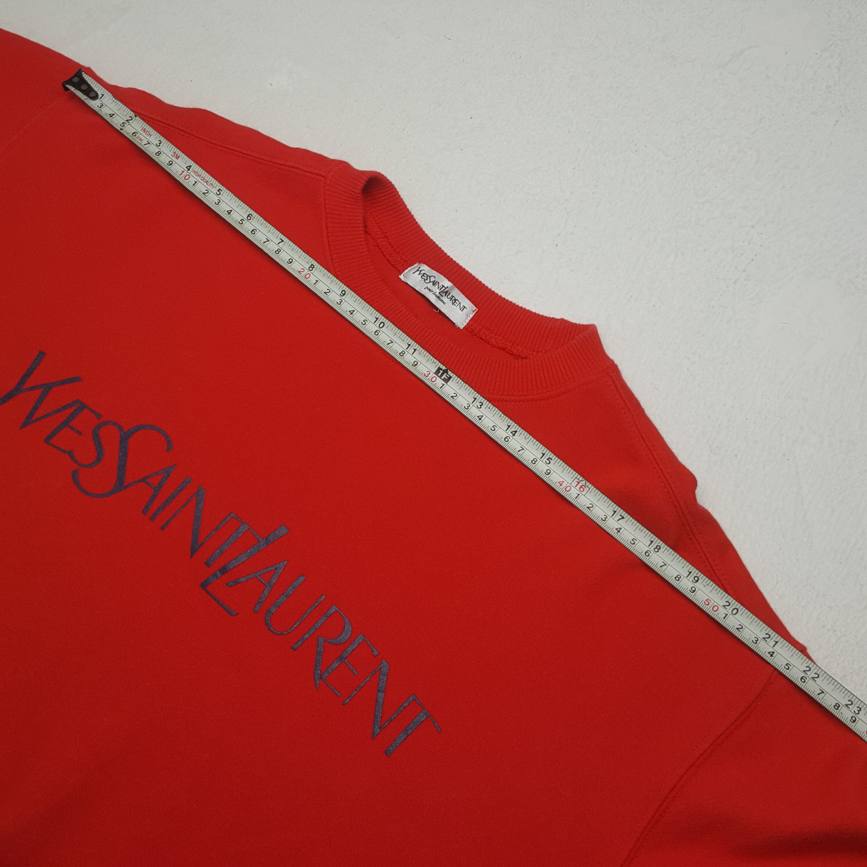 Designer × Vintage × Yves Saint Laurent Vintage Yves Saint Laurent Sweatshirt Size US L / EU 52-54 / 3 - 5 Thumbnail