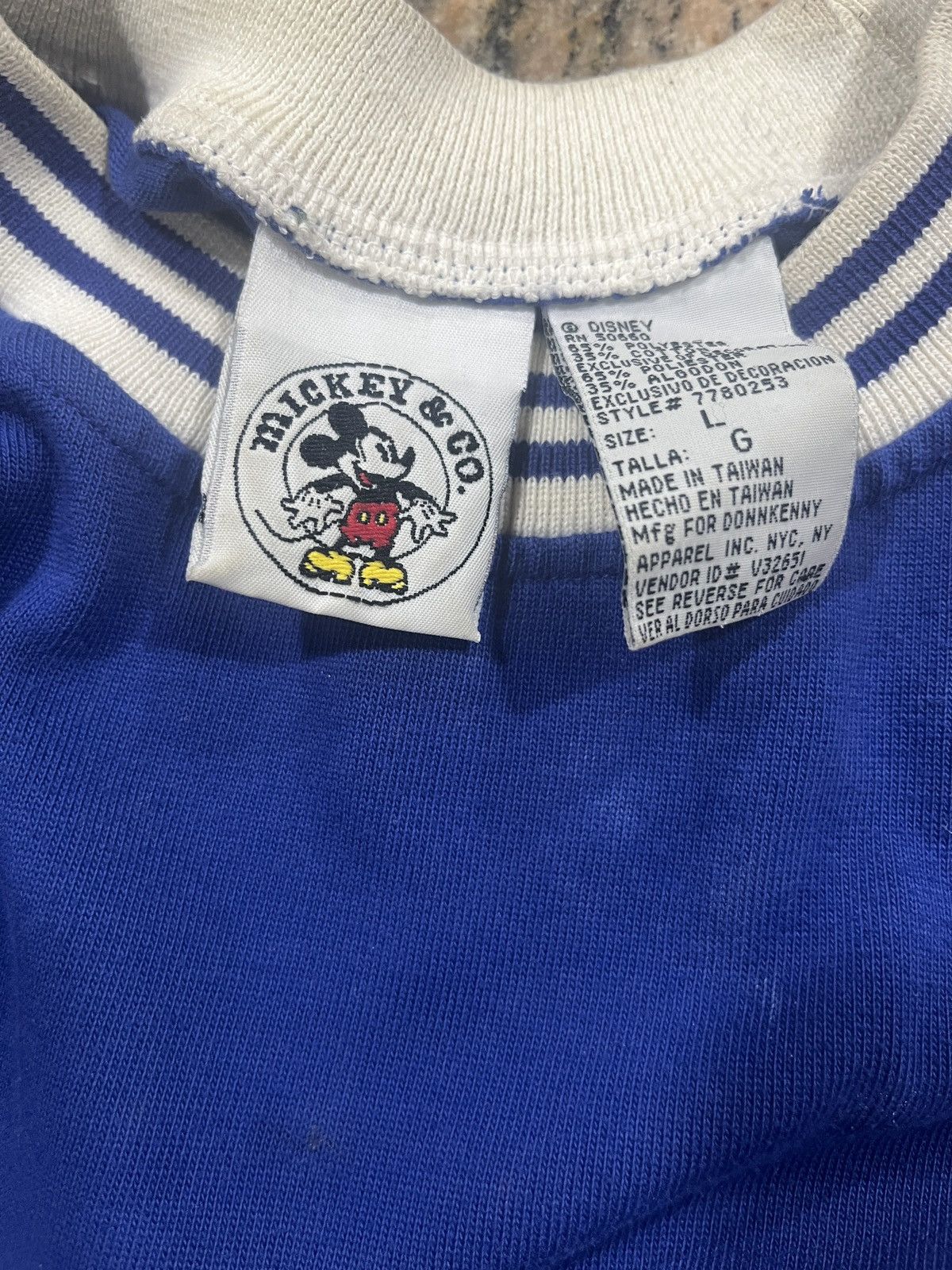 Disney Vintage 2000’s mickey pullover jersey Size US L / EU 52-54 / 3 - 3 Thumbnail