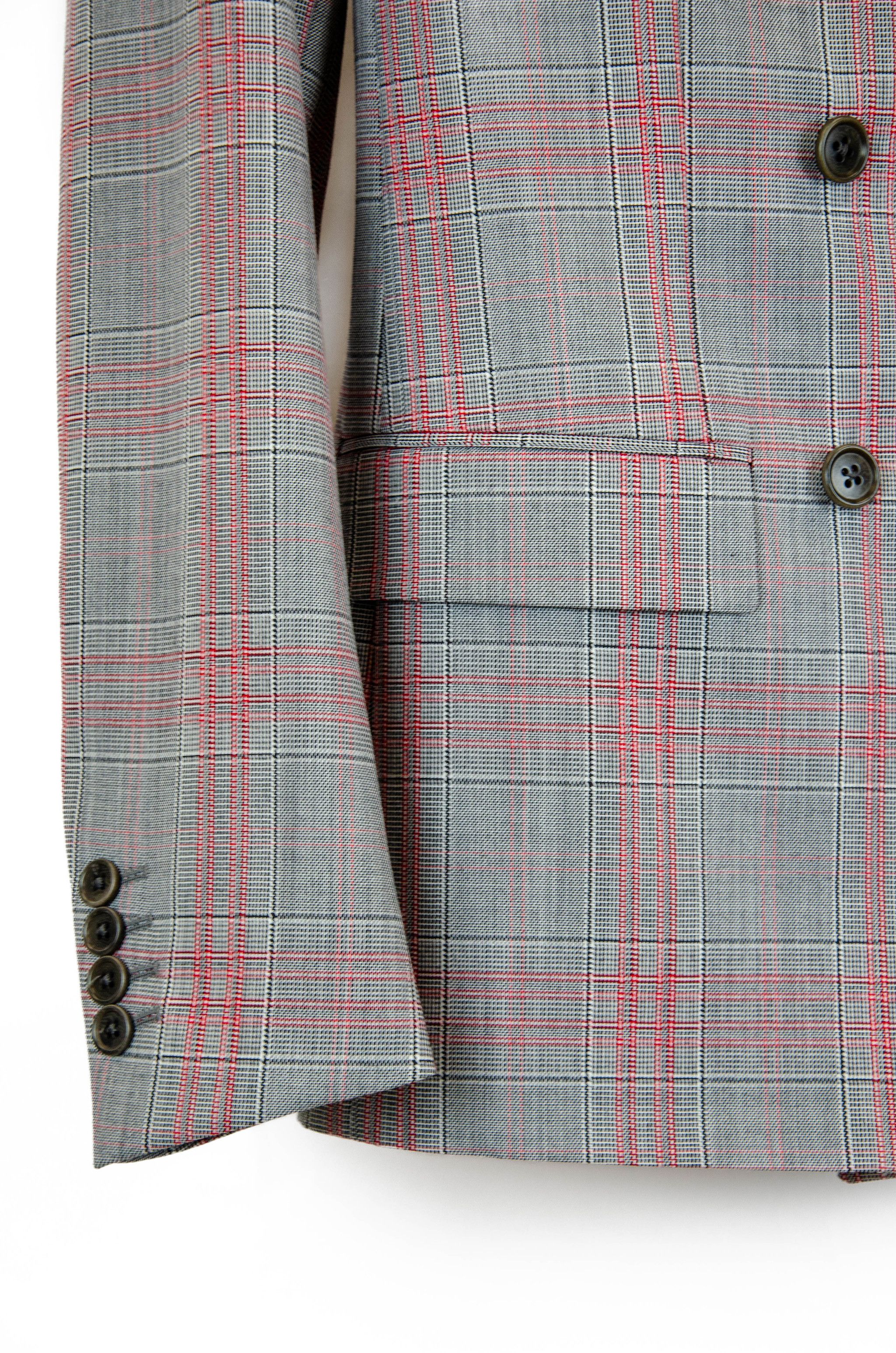 MCM MCM Check Double Breasted Blazer – Size 38 Size XS / US 0-2 / IT 36-38 - 3 Thumbnail