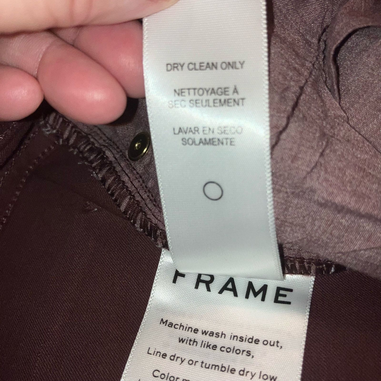 Frame NWT Frame Red Le High Skinny High Rise Coated Jeans-size 25 Size 25" / US 0 / IT 36 - 10 Thumbnail