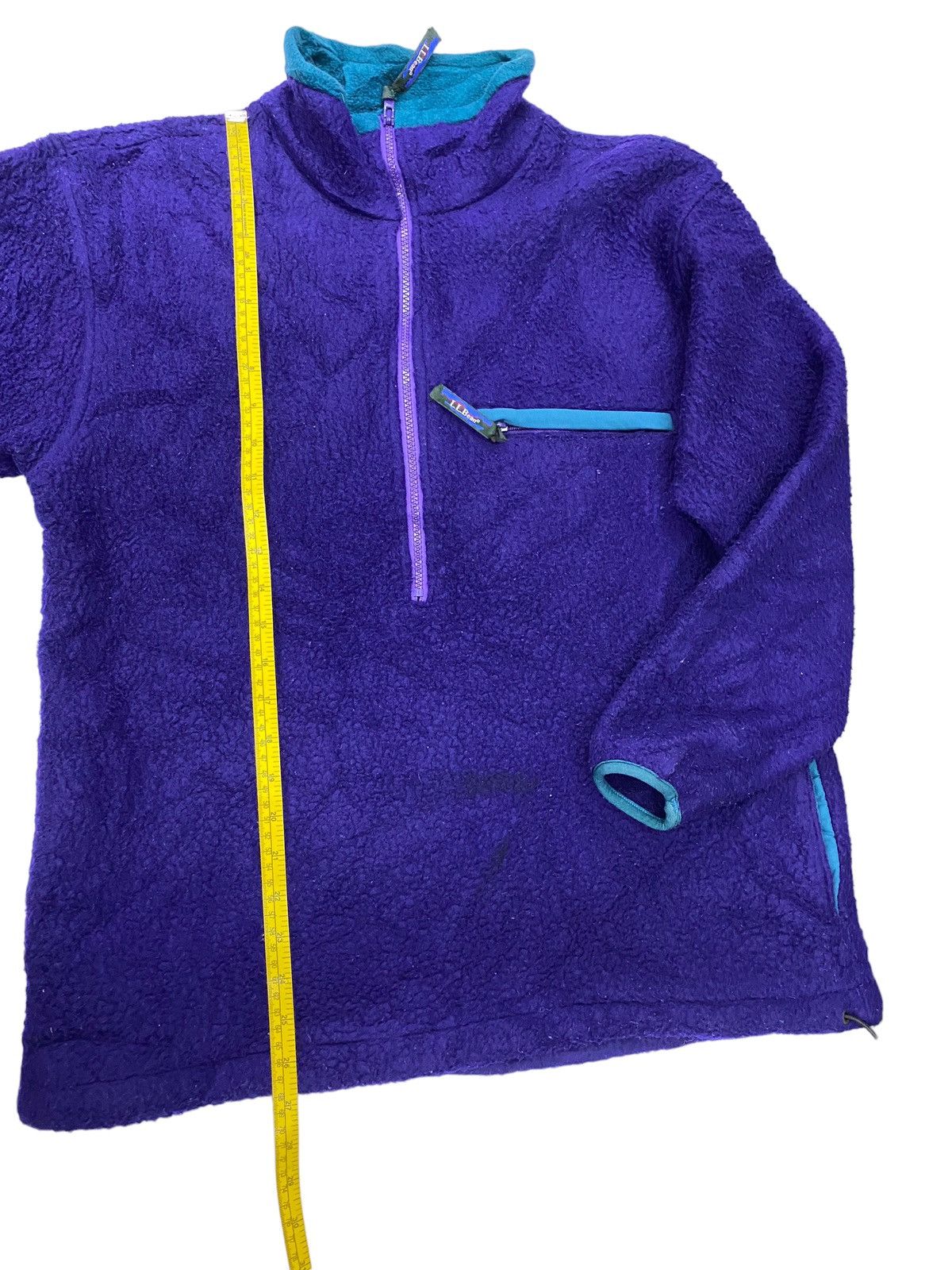 L.L. Bean Vtg LL Bean’s Halfzip Sherpa Fleece Jacket (M) Size M / US 6-8 / IT 42-44 - 12 Thumbnail