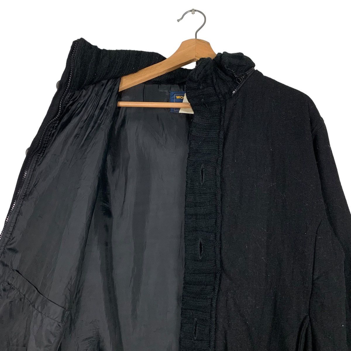 Vintage WOOLRICH Removeable Hoodie Wool Jacket #0862-C39 Size US M / EU 48-50 / 2 - 12 Thumbnail