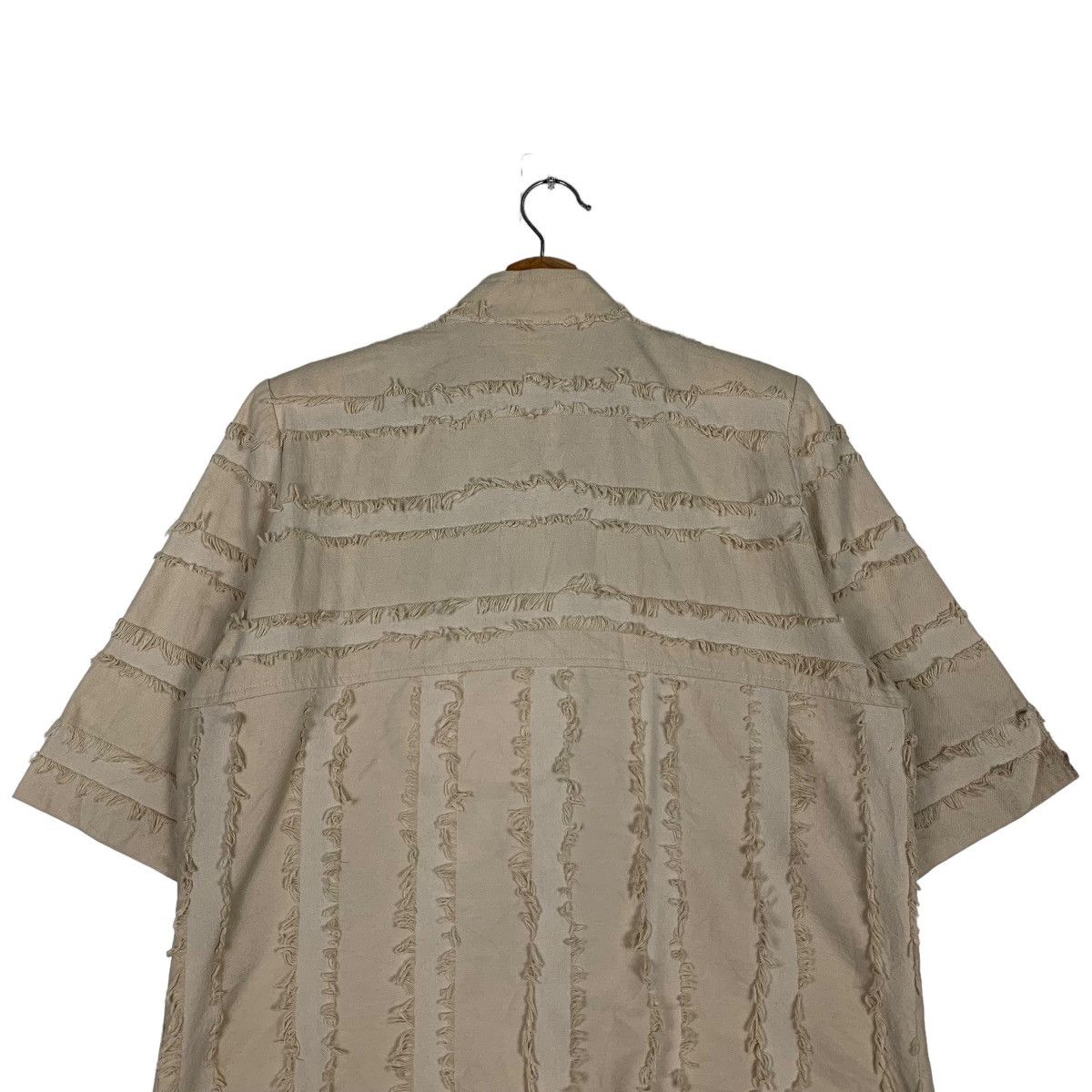 Japanese Brand LEOBOUSTYLE Made in Japan Short Sleeve Blouse #0535-C25 Size ONE SIZE - 8 Thumbnail