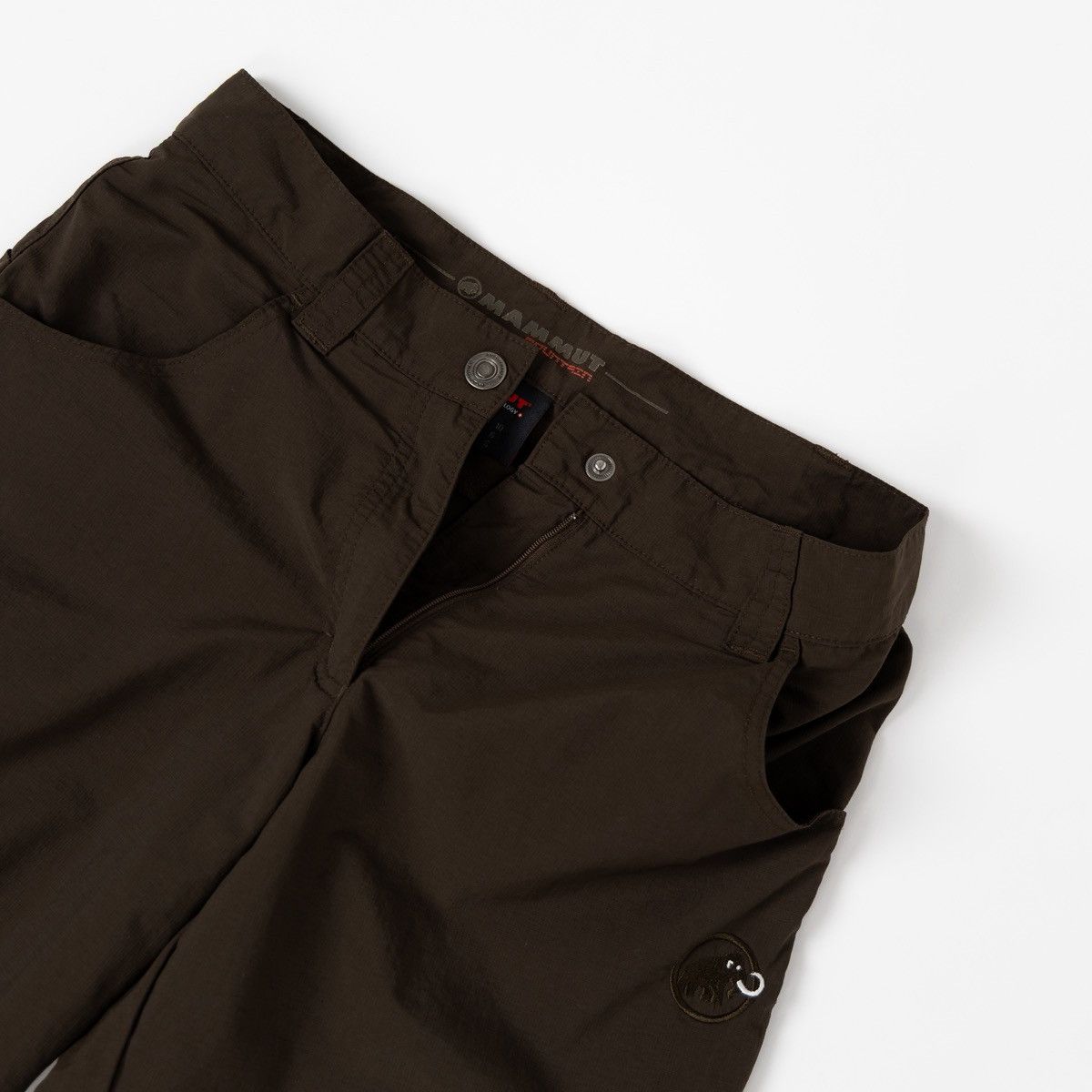 Mammut Mammut Womens Brown Capri Hiking Pants Nylon Outdoor Logo Size 28" / US 6 / IT 42 - 4 Thumbnail