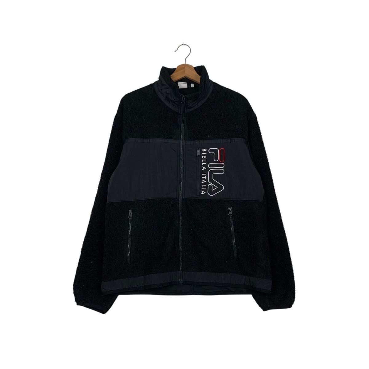 Fila FILA Embroidered Logo Zipper Fleece Jacket #1888-C82 Size US M / EU 48-50 / 2 - 1 Thumbnail