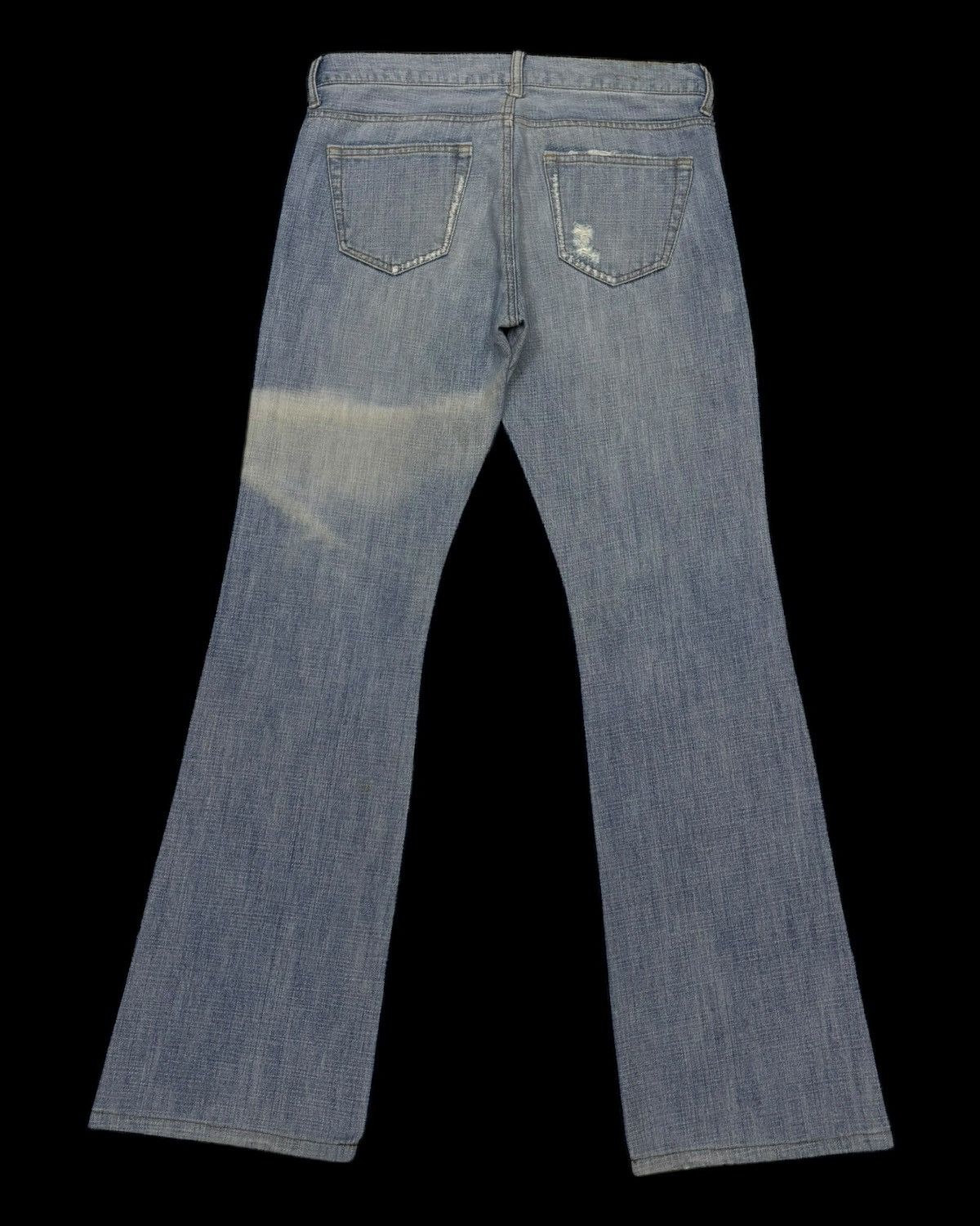 14th Addiction × KMRii × Yasuyuki Ishii Flare Jeans Japanese Brand Bootcut Faded Jeans Size US 31 - 2 Thumbnail