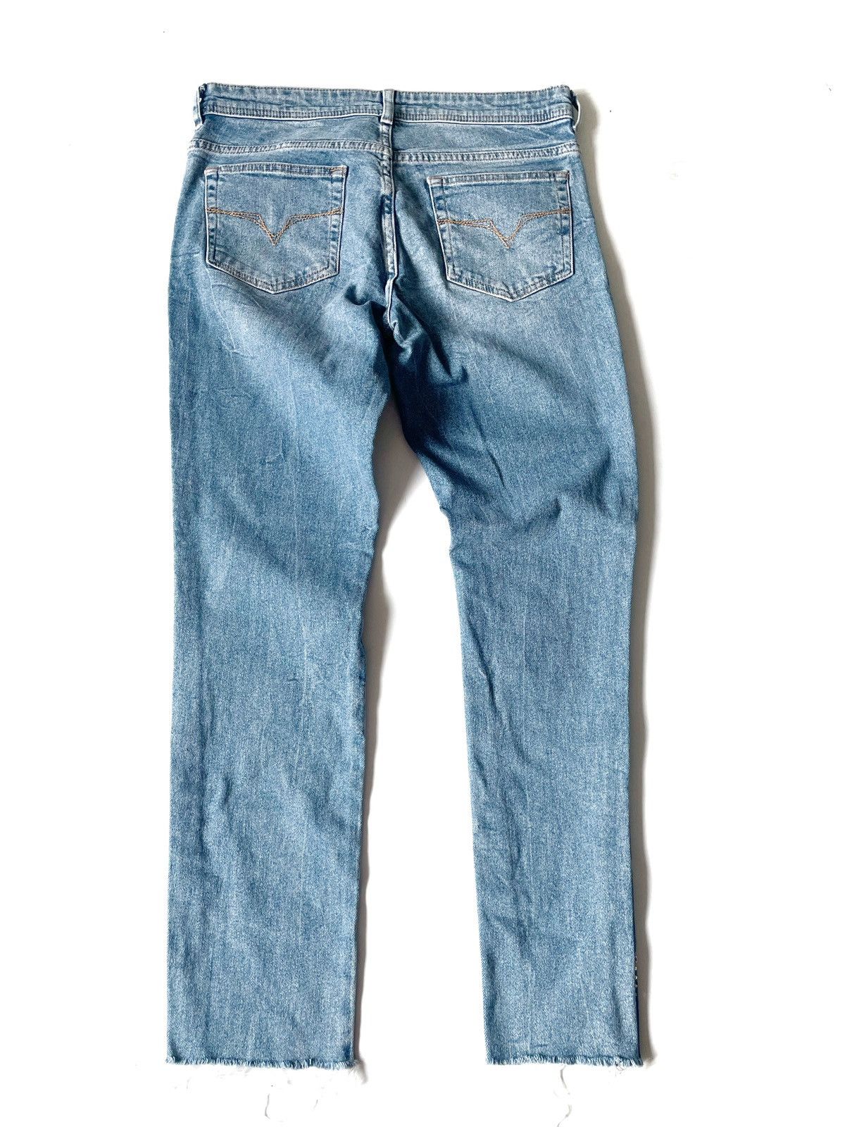 Versace Jeans Couture Versace Blue Women Jeans Mom Fit With Rhinestone Size 30/L Size 28" / US 6 / IT 42 - 7 Thumbnail