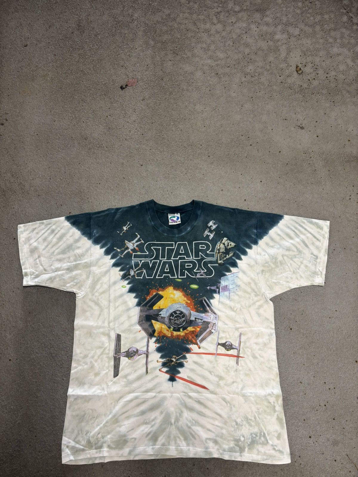 Liquid Blue 1997 LIQUID BLUE STAR WARS TYE-DYE TSHIRT Size US XL / EU 56 / 4 - 1 Thumbnail