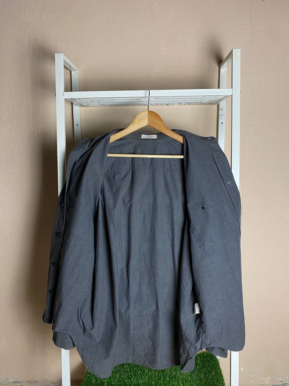 Designer × Issey Miyake × Japanese Brand Issey Miyake Long Sleeve Button-Up Shirts (PIT 24) Size US L / EU 52-54 / 3 - 6 Thumbnail