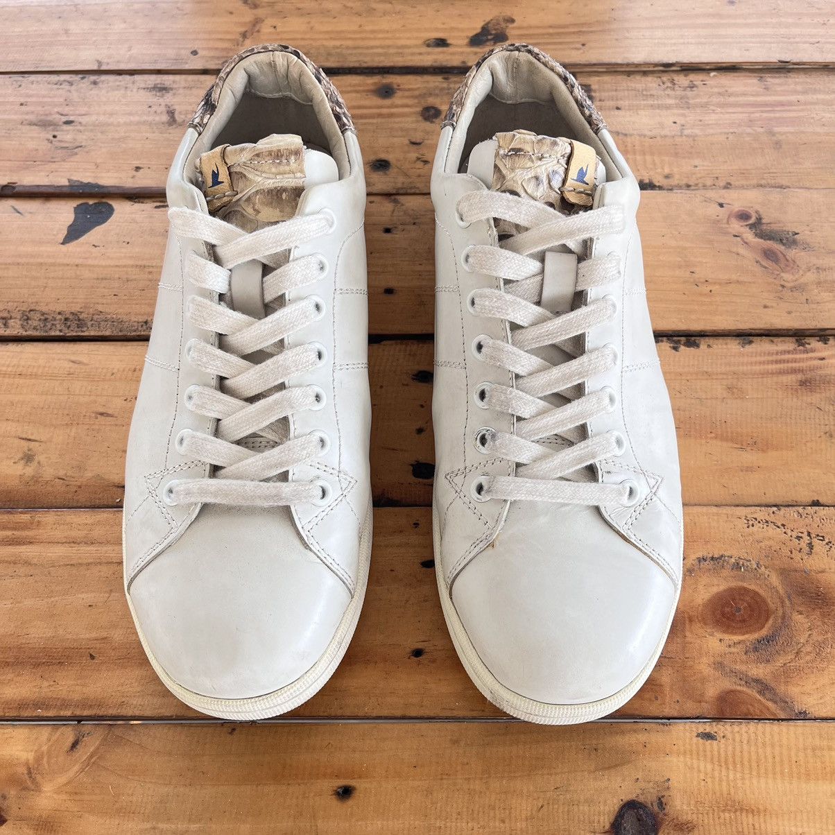 Visvim Visvim Foley-Folk Low Snake Skin Sneakers Size US 8.5 / EU 41-42 - 2 Thumbnail