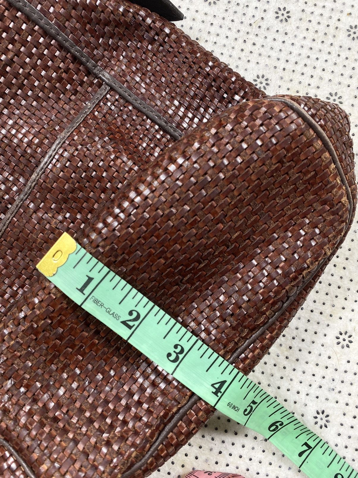 Custommade × Genuine Leather × Leather Local Traditional Made Embroidered Leather Sling Bag Size ONE SIZE - 7 Thumbnail
