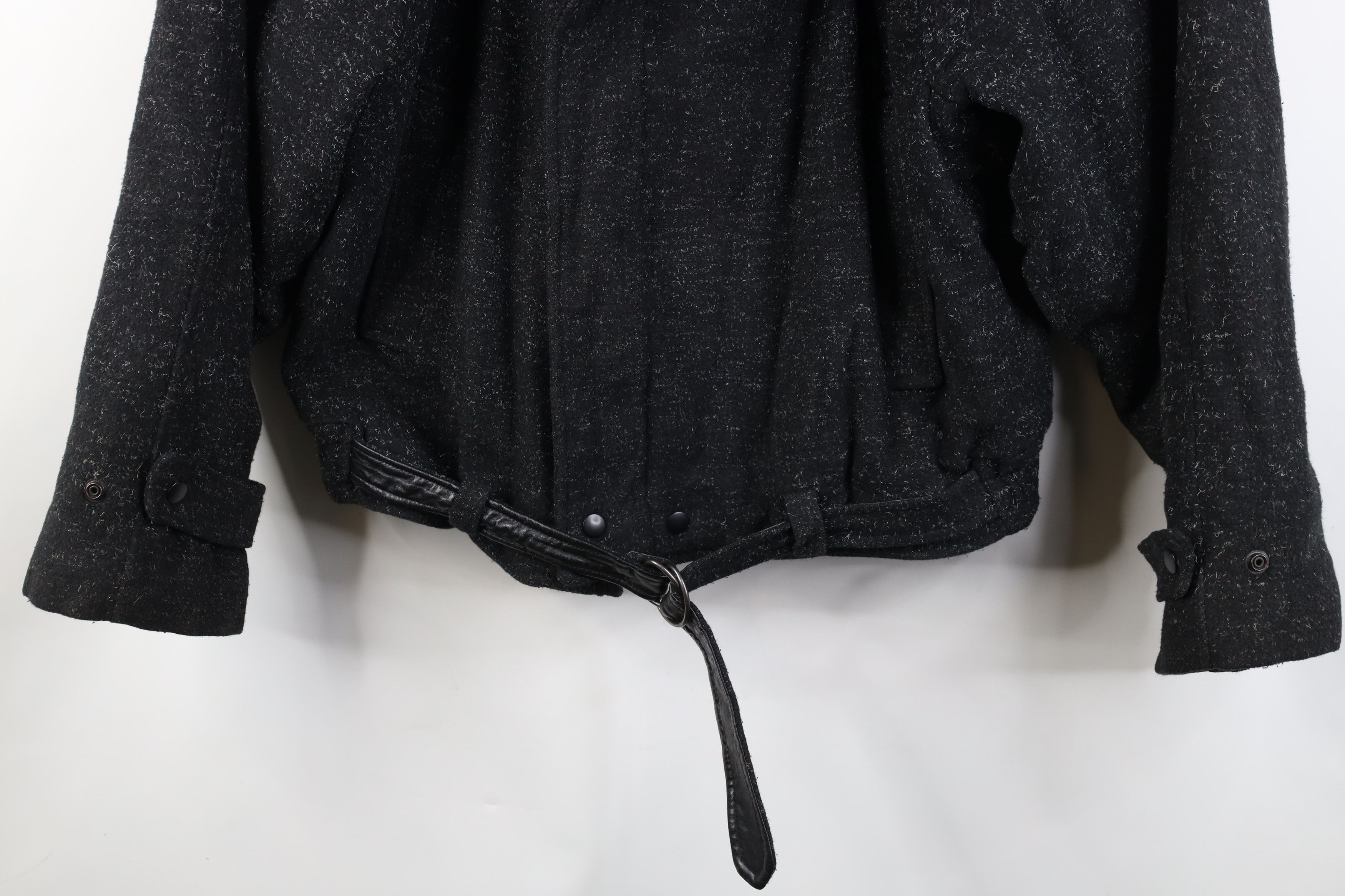 Vintage Vintage 90s Streetwear Wool Bomber Jacket Atomic Fleck Size US XXL / EU 58 / 5 - 3 Thumbnail