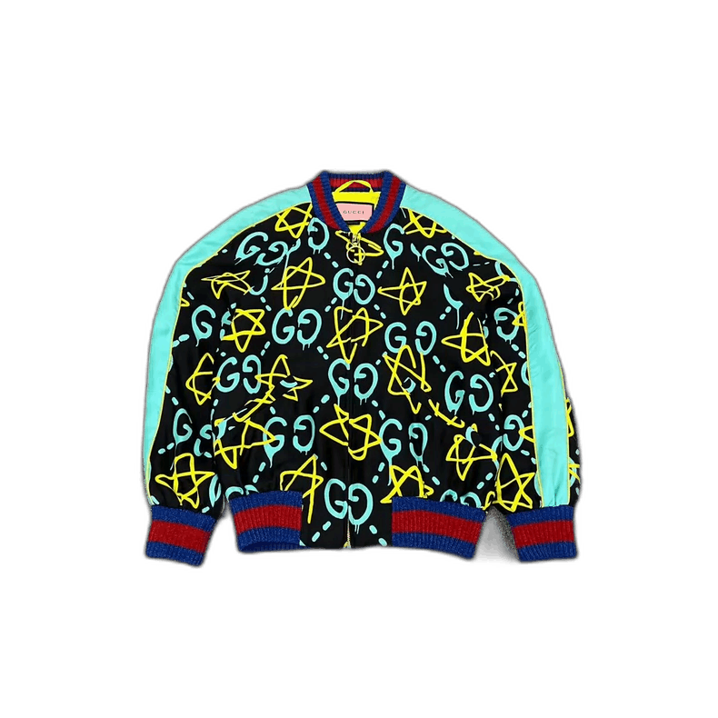 Gucci Gucci Star Print Baseball Jacket Size M / US 6-8 / IT 42-44 - 1 Thumbnail