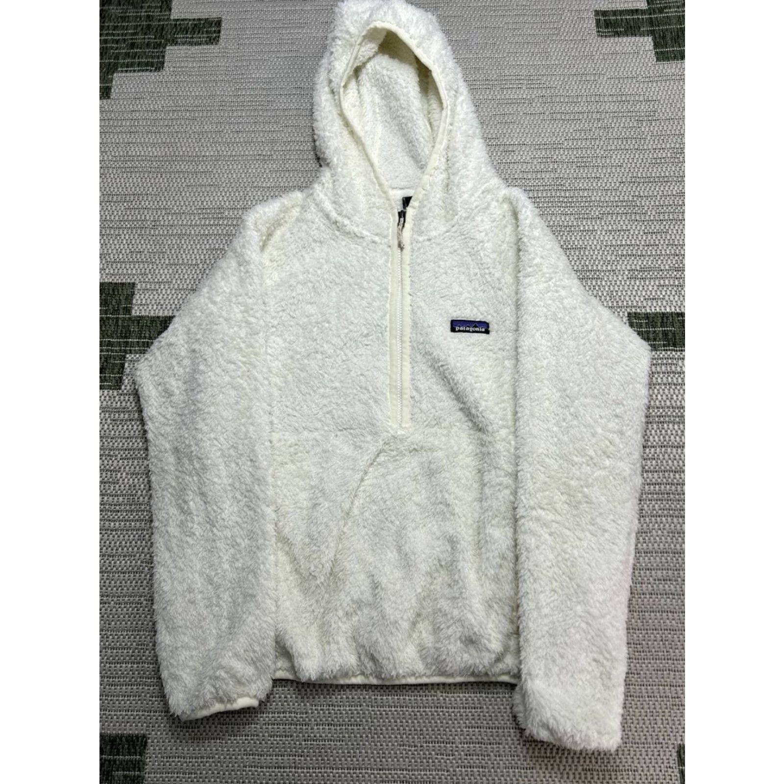 Patagonia Patagonia Los Gatos Hoodie Womens Medium Beige Logo Body Fit Half Zip Winter Size M / US 6-8 / IT 42-44 - 2 Thumbnail