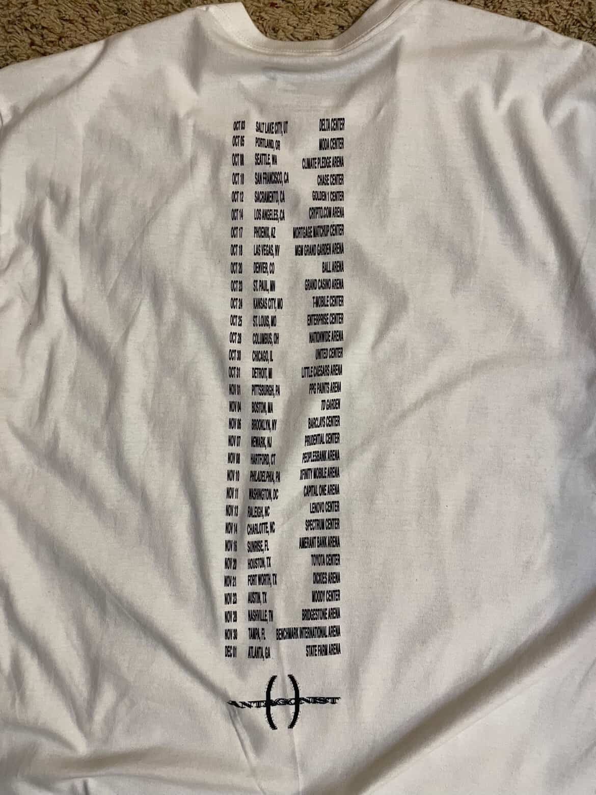 Playboi Carti antagonist tour merch Size US L / EU 52-54 / 3 - 4 Thumbnail