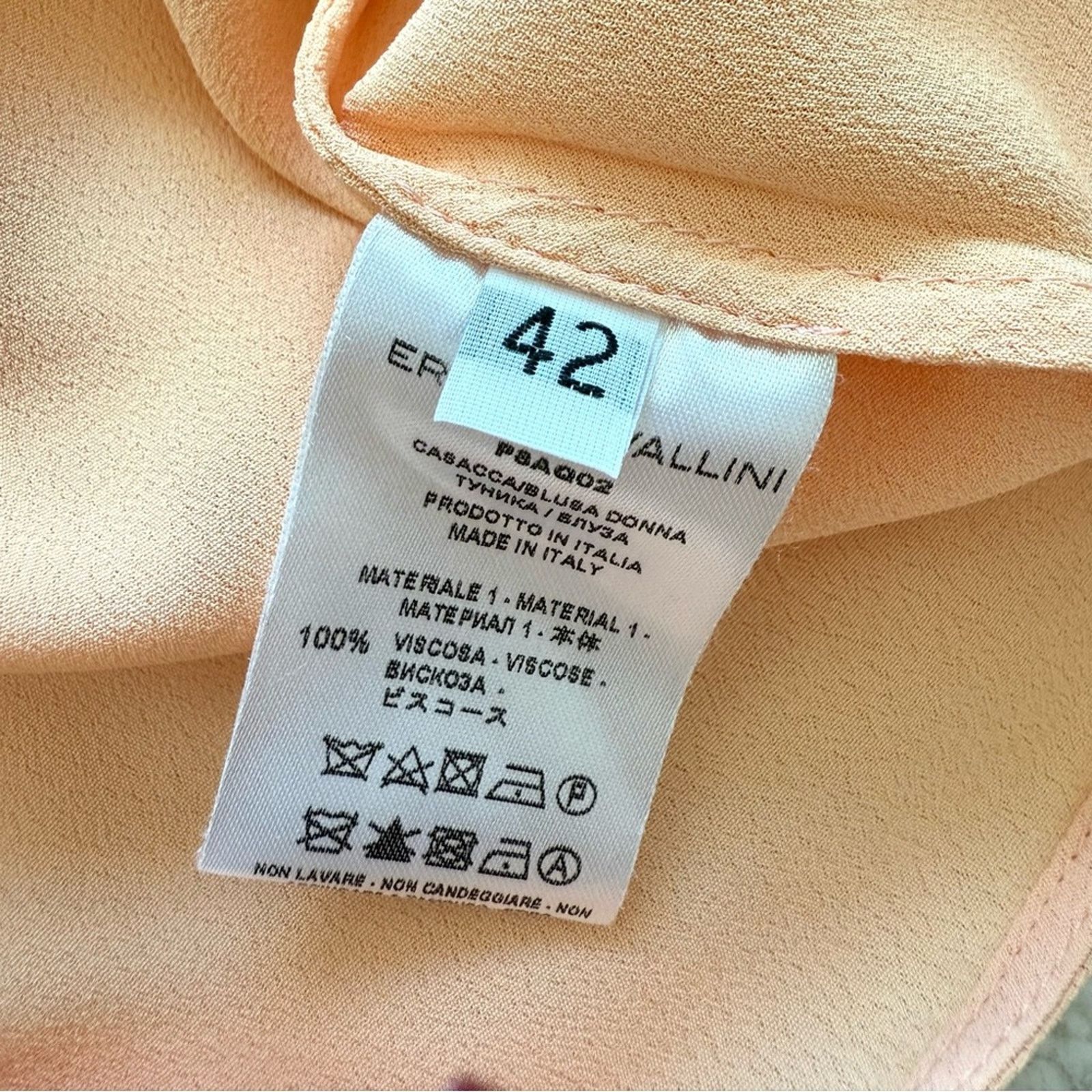 Other NWT!!! Erika Cavallini blouse size 42IT or M Authentic 458$ Size M / US 6-8 / IT 42-44 - 6 Thumbnail