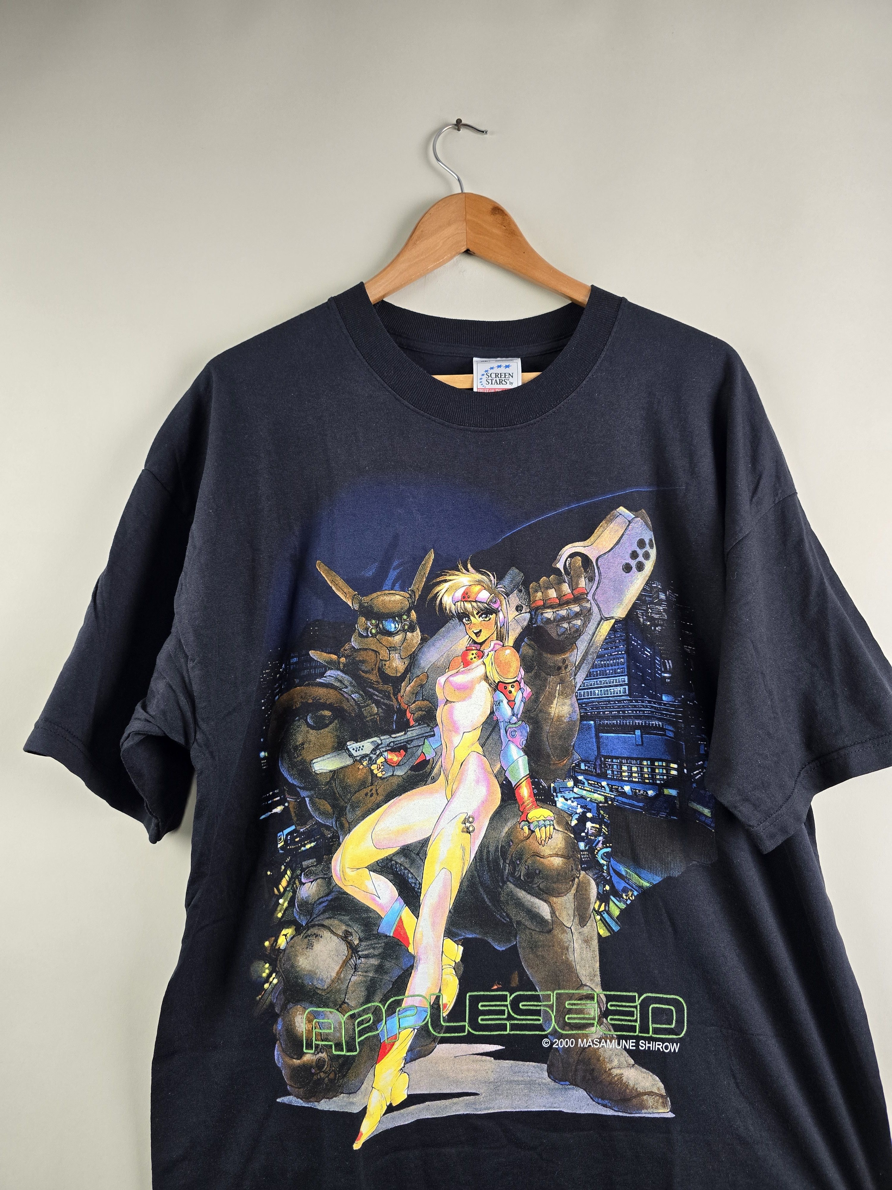 Anime × Vintage 2000 Masamune Shirow Appleseed Anime Tee XL 23.5" 32" Size US XL / EU 56 / 4 - 2 Thumbnail