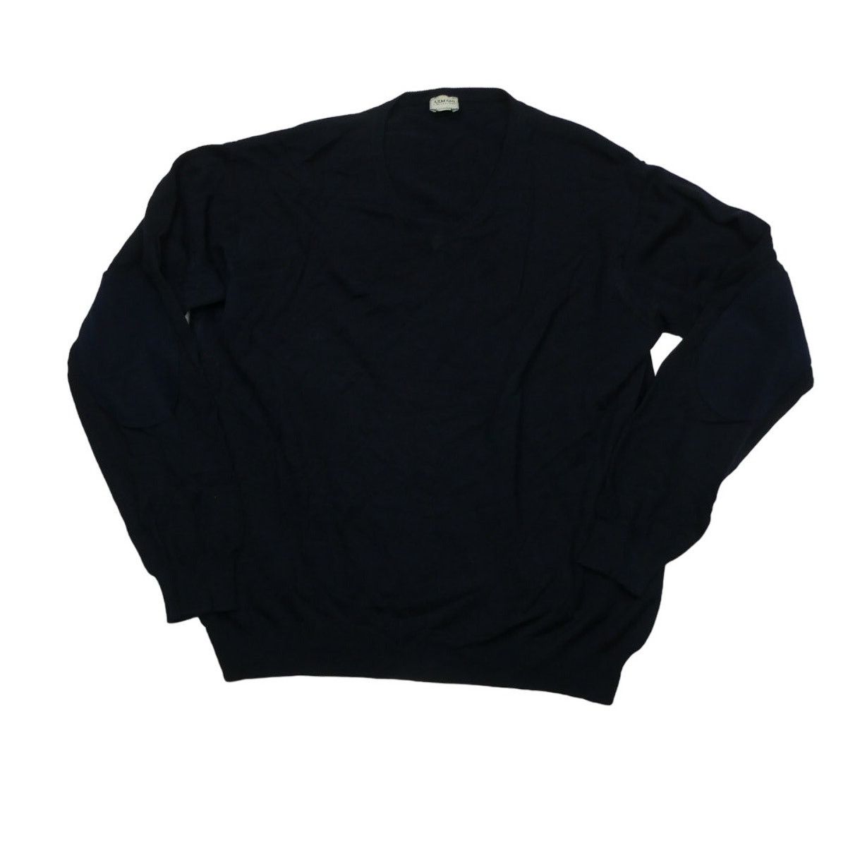 Armani Collezioni Armani Collezioni 100% wool sweater, medium, navy, v-neck Size US M / EU 48-50 / 2 - 1 Thumbnail