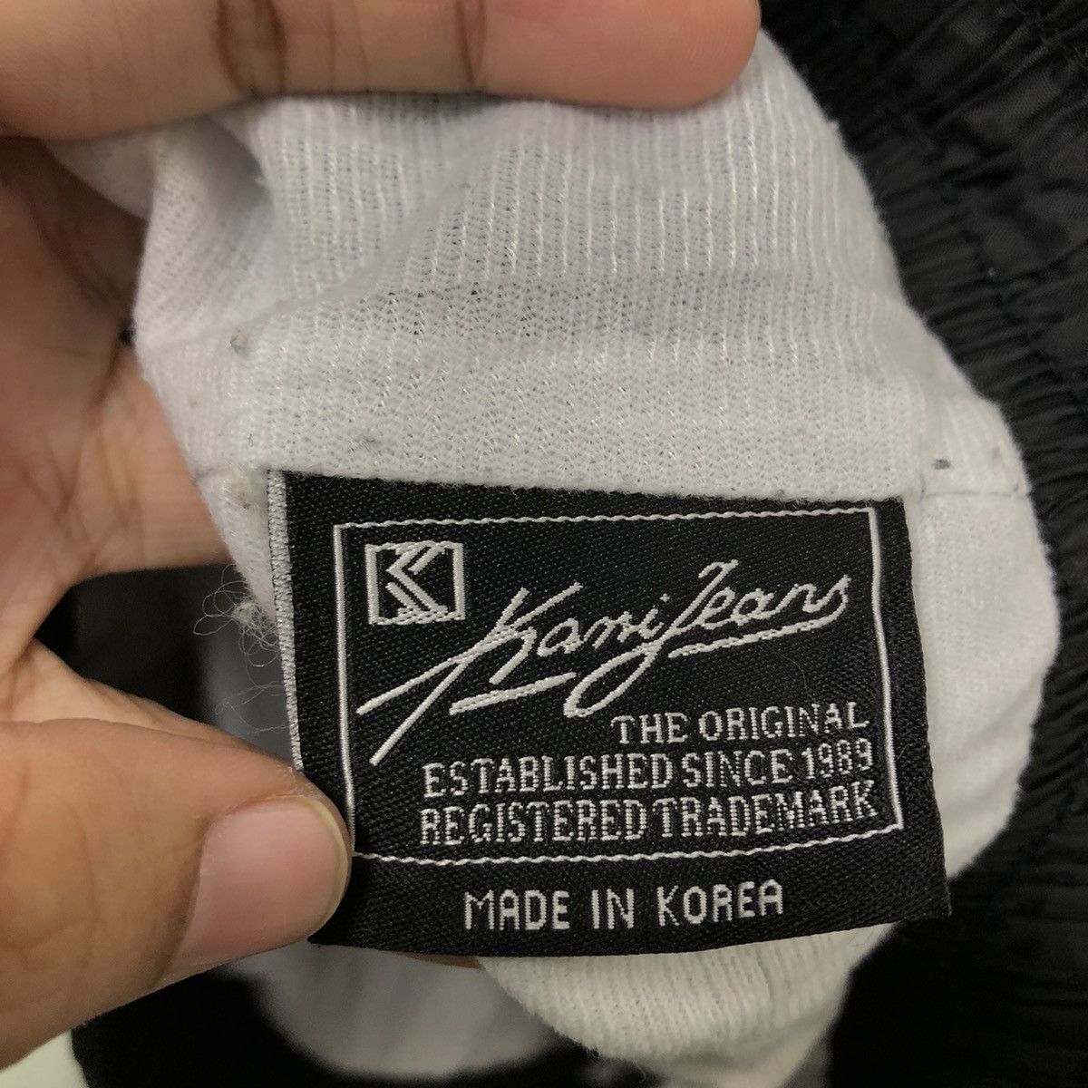 Japanese Brand 🔥90’s Vintage Karl Kani Striped Pants Big Logo Spell Out Size US 28 / EU 44 - 10 Thumbnail
