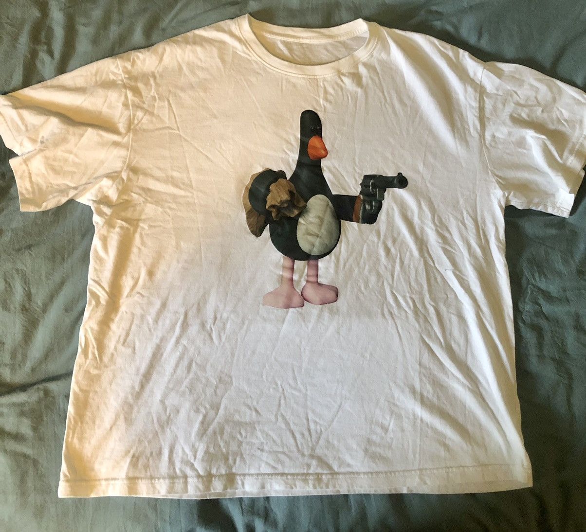 Vintage Penguin wit da gun shirt Size US XL / EU 56 / 4 - 1 Thumbnail