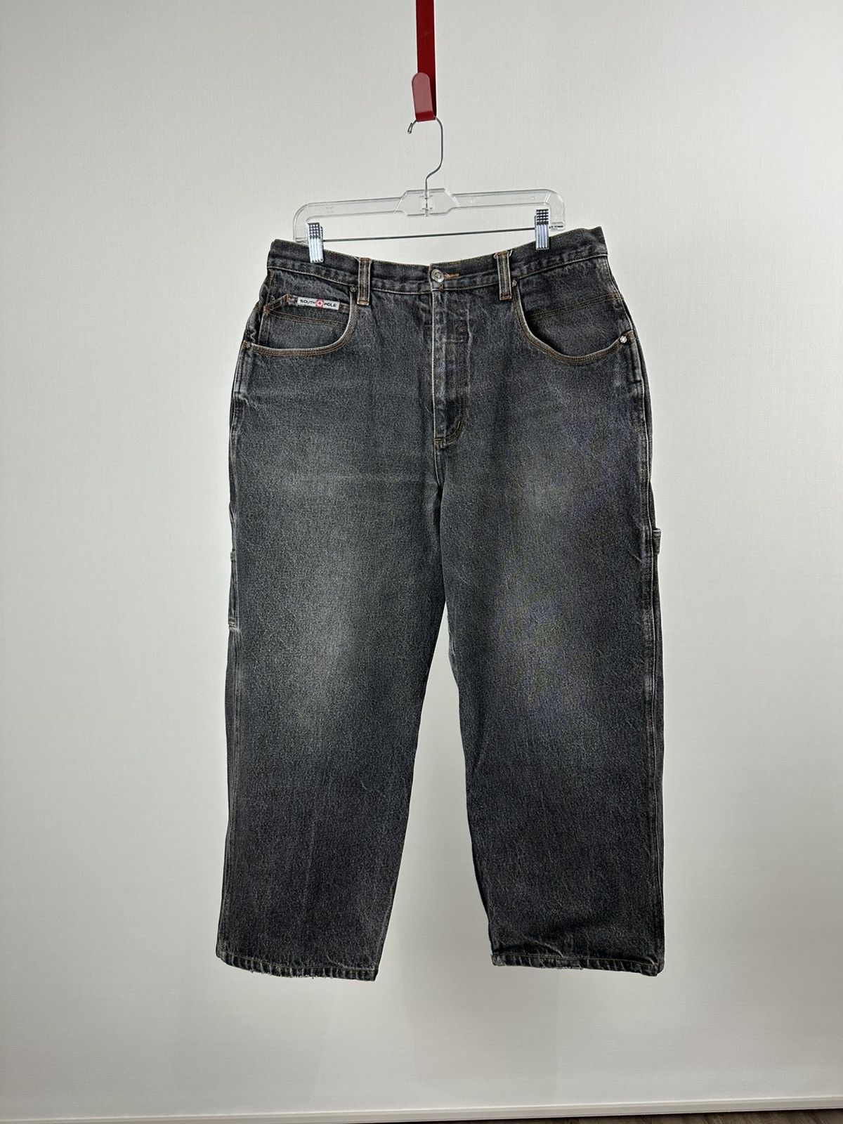 Southpole VTG Y2K Southpole Jeans Mens 38x29 Blue Baggy Acid Wash Moto Size US 38 / EU 54 - 10 Thumbnail