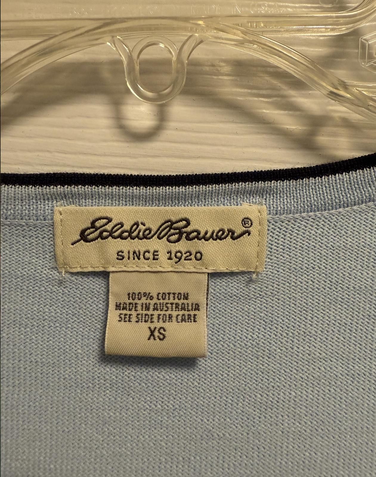 Eddie Bauer Eddie Bauer Light Blue Cardigan Sweater - Size XS Size XS / US 0-2 / IT 36-38 - 2 Thumbnail