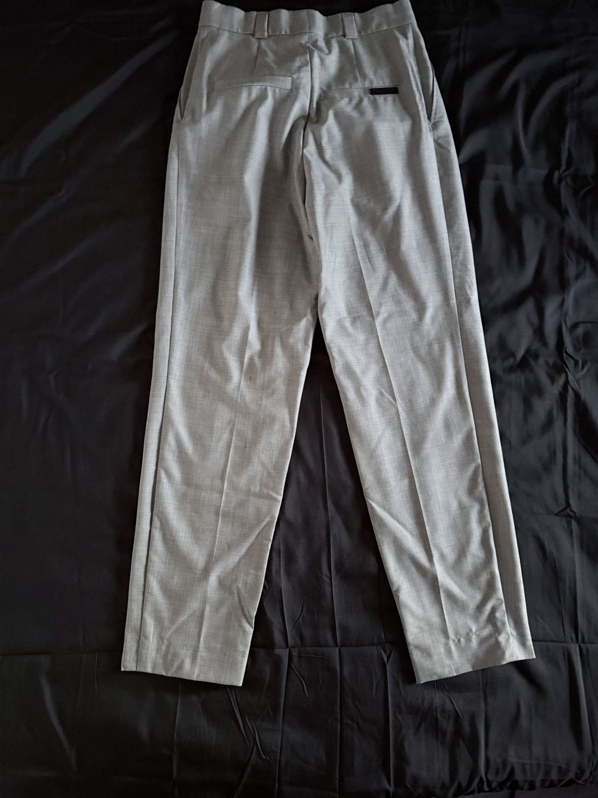 Fear of God Fear Of God Eternal Wide Leg Wool Trousers IT52 Grey Beige Size US 34 / EU 50 - 2 Thumbnail