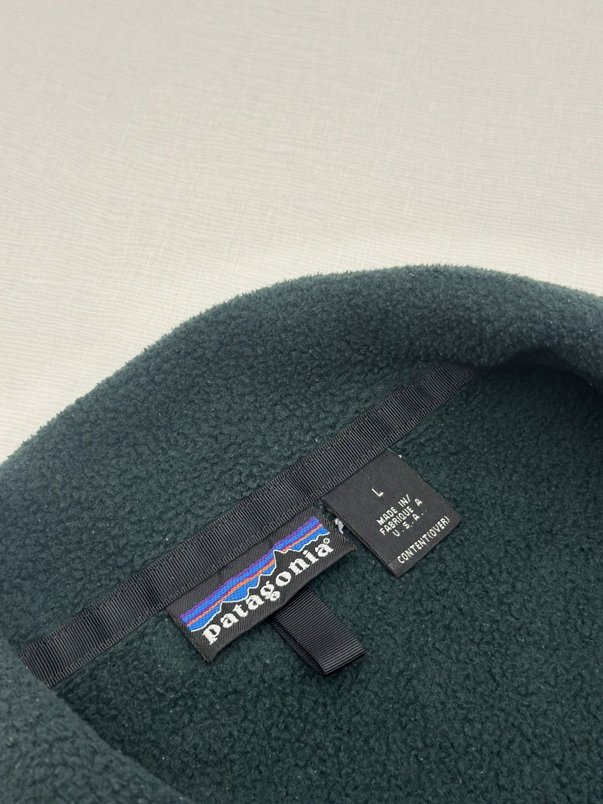 Patagonia Vintage 90s Patagonia Deep Pile Fleece Jacket Large Full Zip Size US L / EU 52-54 / 3 - 7 Thumbnail