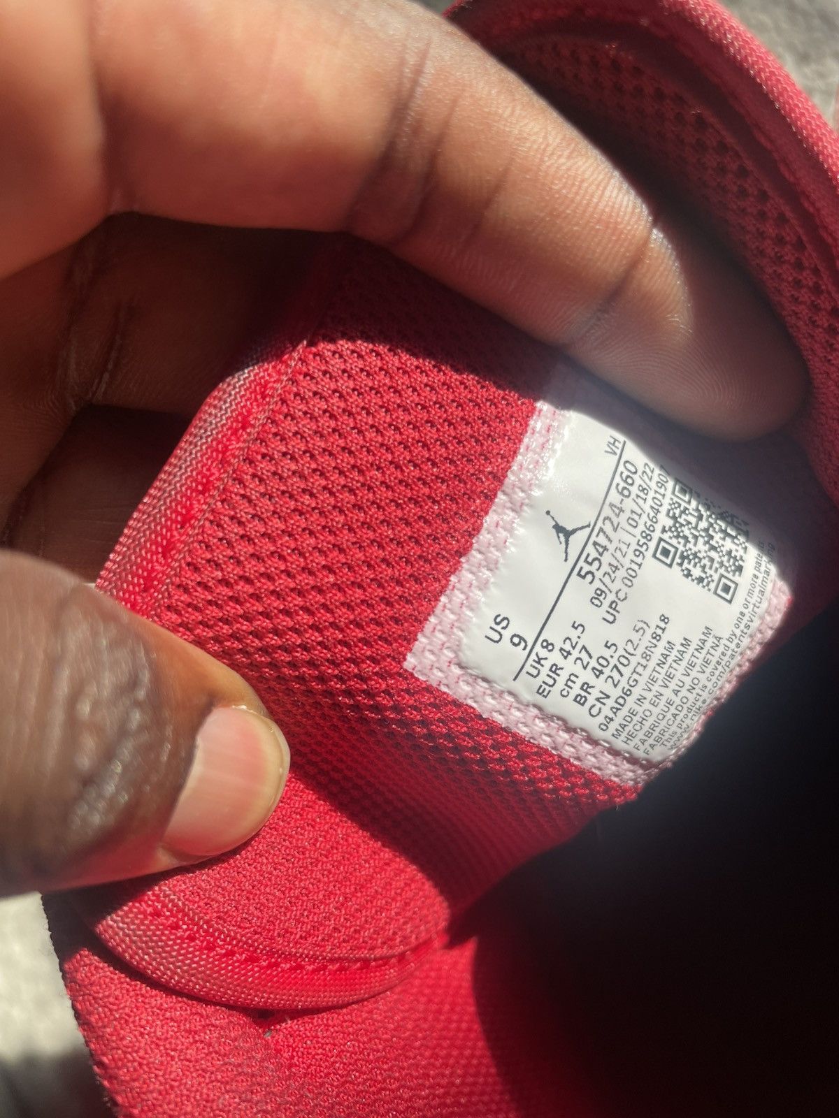 Jordan Brand × Nike Air Jordan 1 reverse bred mid Size US 9 / EU 42 - 5 Thumbnail