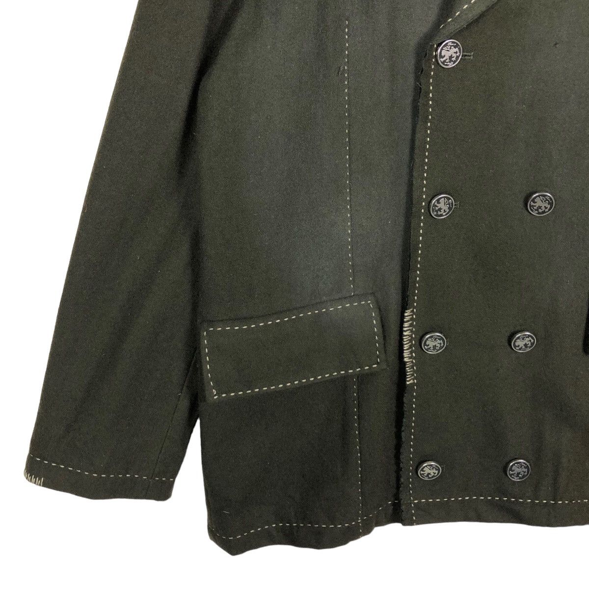 Japanese Brand 🔥90s Hama Vintage Military Army Design Jacket Double Breast Size US XL / EU 56 / 4 - 3 Thumbnail