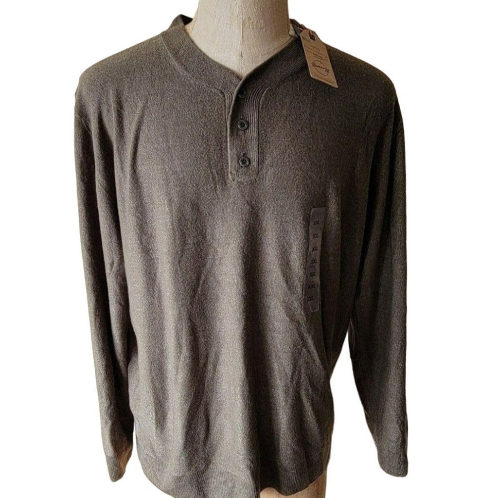 Weatherproof WEATHERPROOF Henley Sweater. Size XXL Size US XL / EU 56 / 4 - 6 Thumbnail