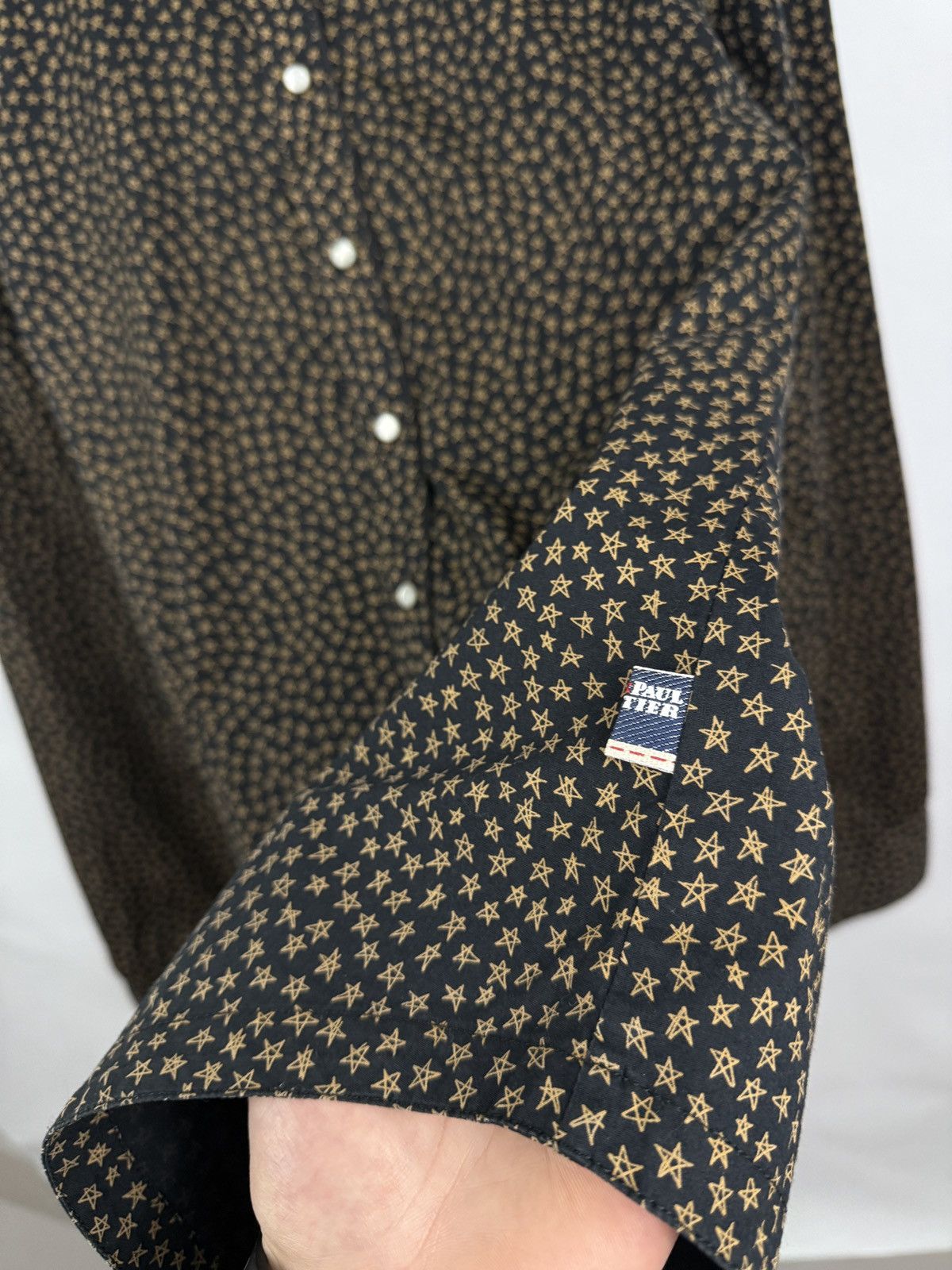 Jean Paul Gaultier 🇫🇷 Vintage 90s Jean Paul Gaultier Star Print Archive Shirt Size US M / EU 48-50 / 2 - 6 Thumbnail