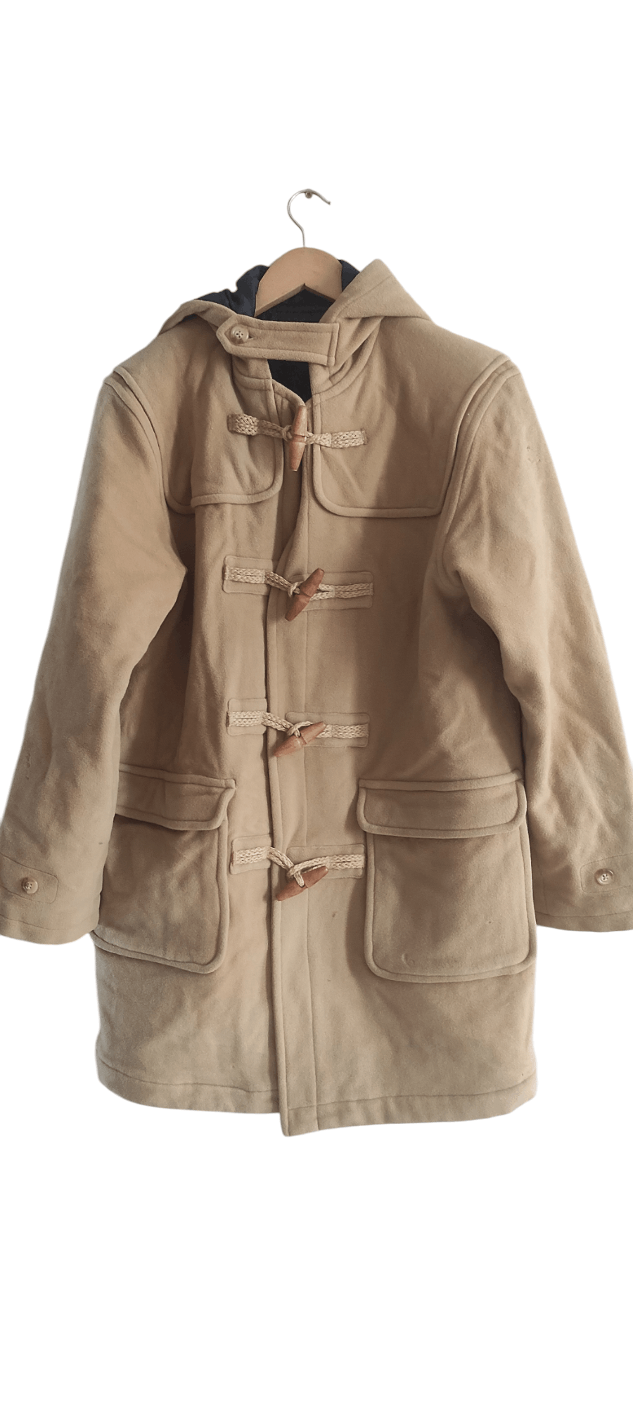 Polo Ralph Lauren × Vintage Vintage Polo Ralph Lauren Wool Hooded Duffle Coat Size L / US 10 / IT 46 - 1 Thumbnail