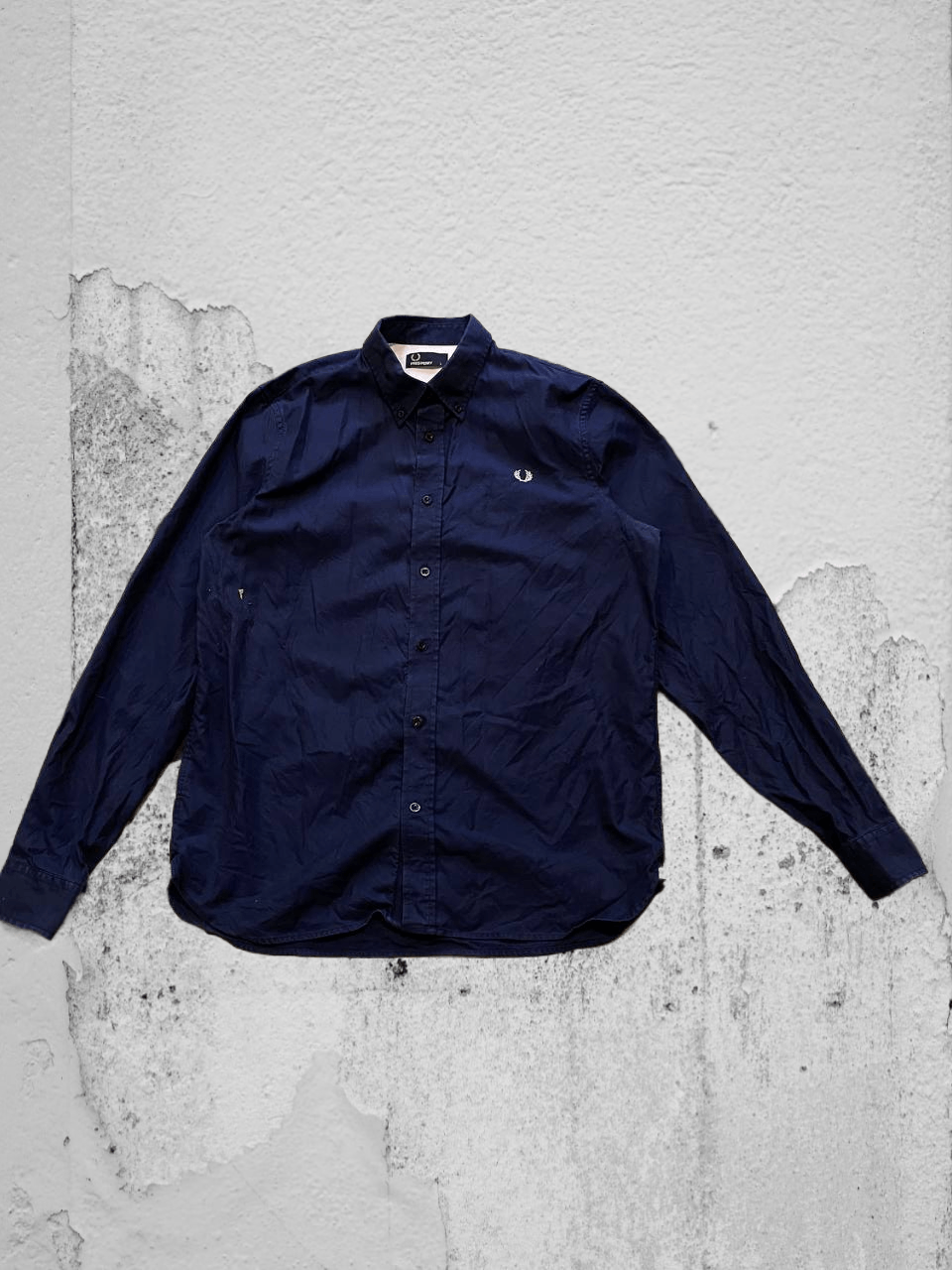 Fred Perry shirt blue Vintage Fred Perry logo streetwear Y2K Size US L / EU 52-54 / 3 - 1 Thumbnail