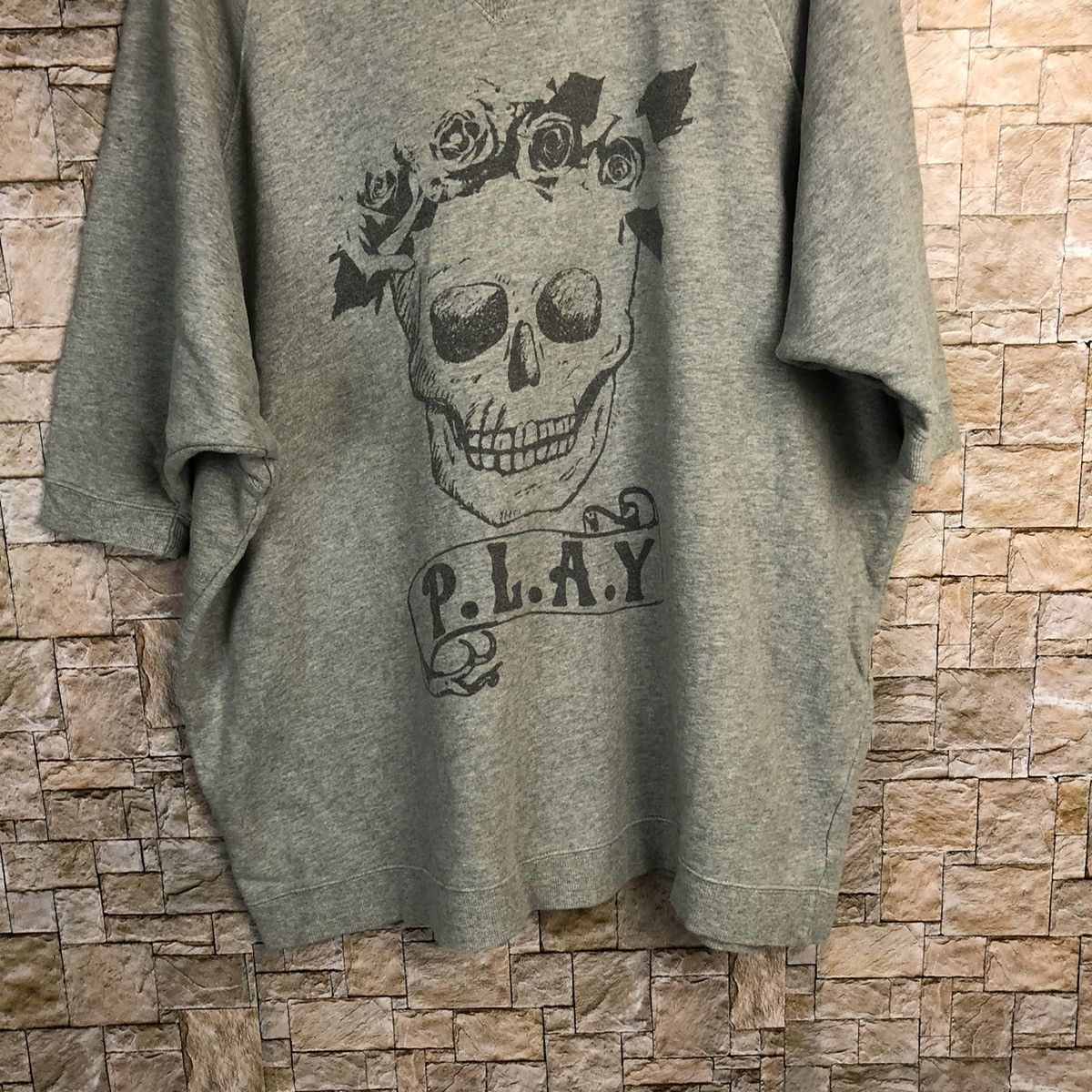 Other Rodeo Crown union made skull Grey Sweatshirt #A295 Size US L / EU 52-54 / 3 - 3 Thumbnail