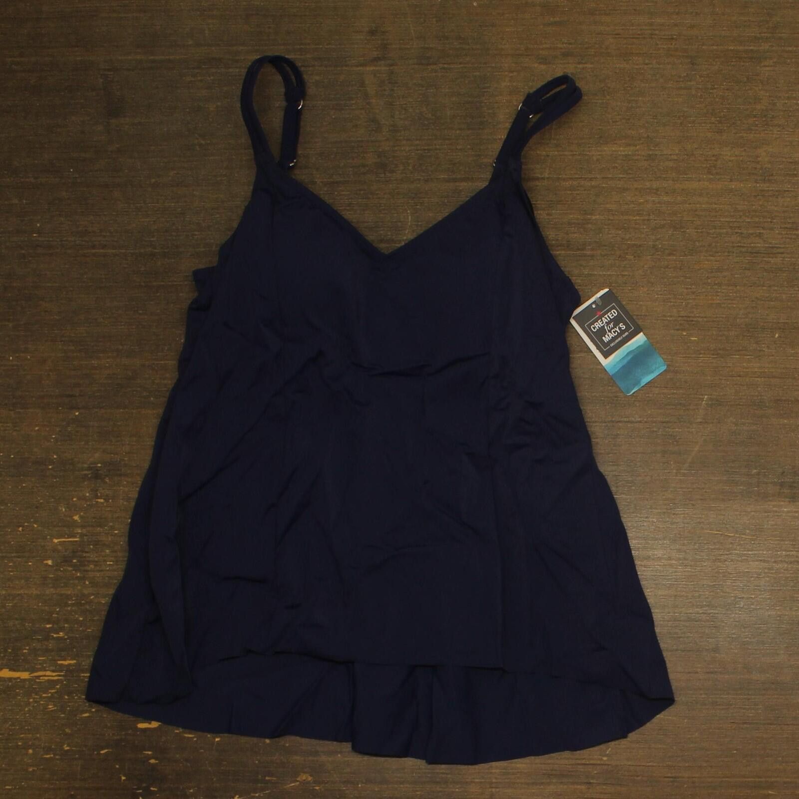 Other Nwt Swim Solutions Top Swim Bikini 806843 Navy Blue 14 Size ONE SIZE - 1 Thumbnail