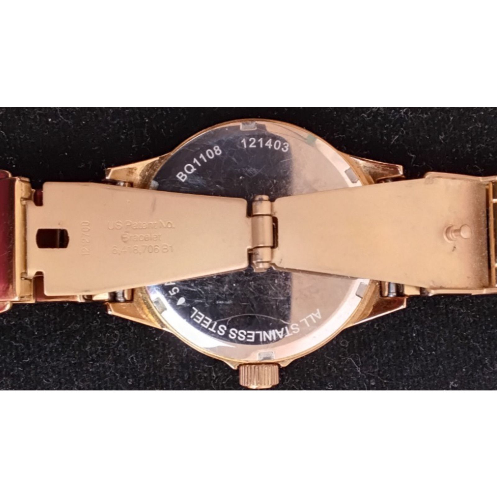 Fossil Fossil Watch Ladies BQ1108 Rose Gold Stainless Steel Size ONE SIZE - 8 Thumbnail