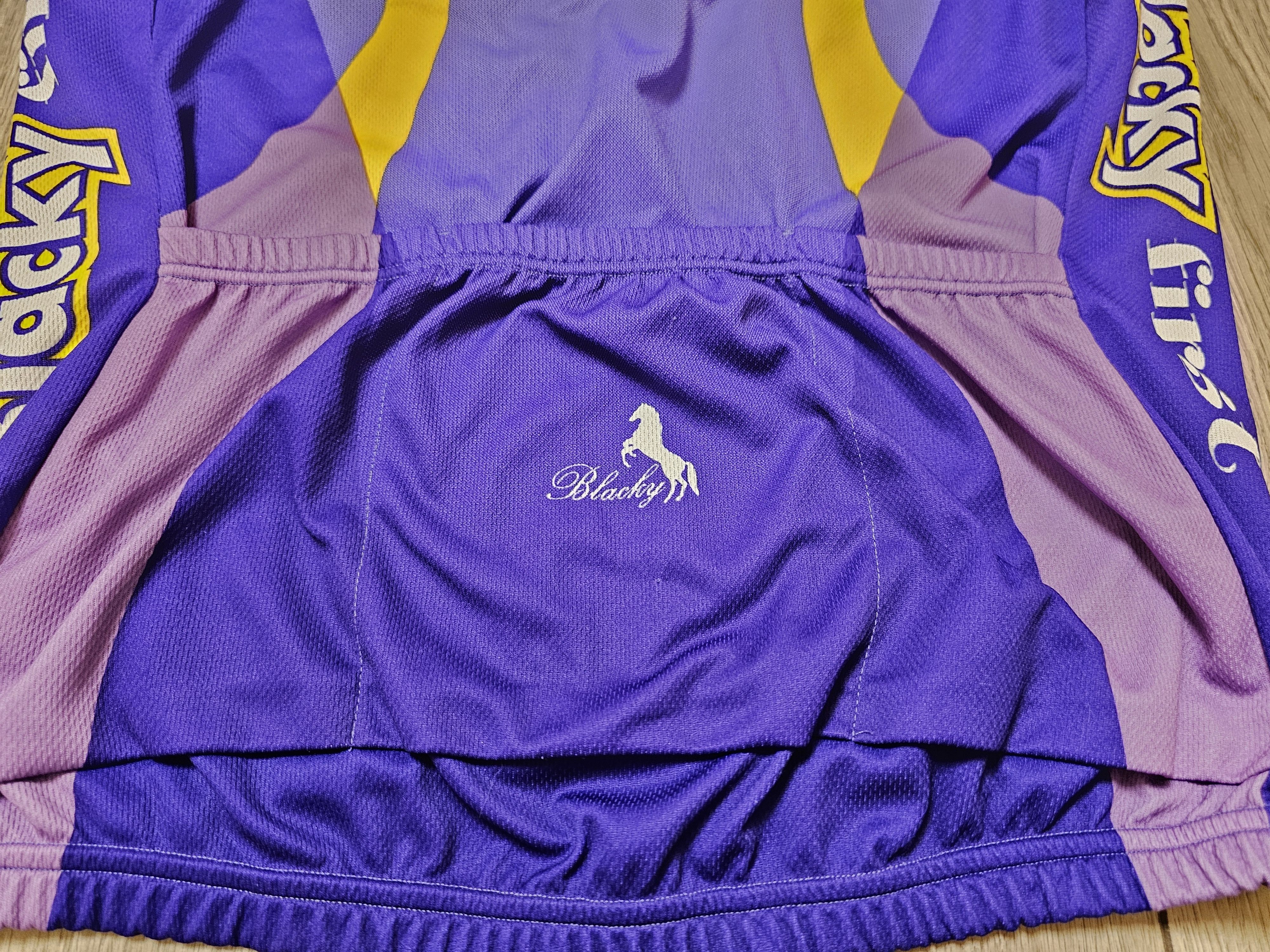 Vintage BLACKY CYCLING JERSEY VINTAGE 90s CYCLING TEAM JERSEY Size US M / EU 48-50 / 2 - 5 Thumbnail