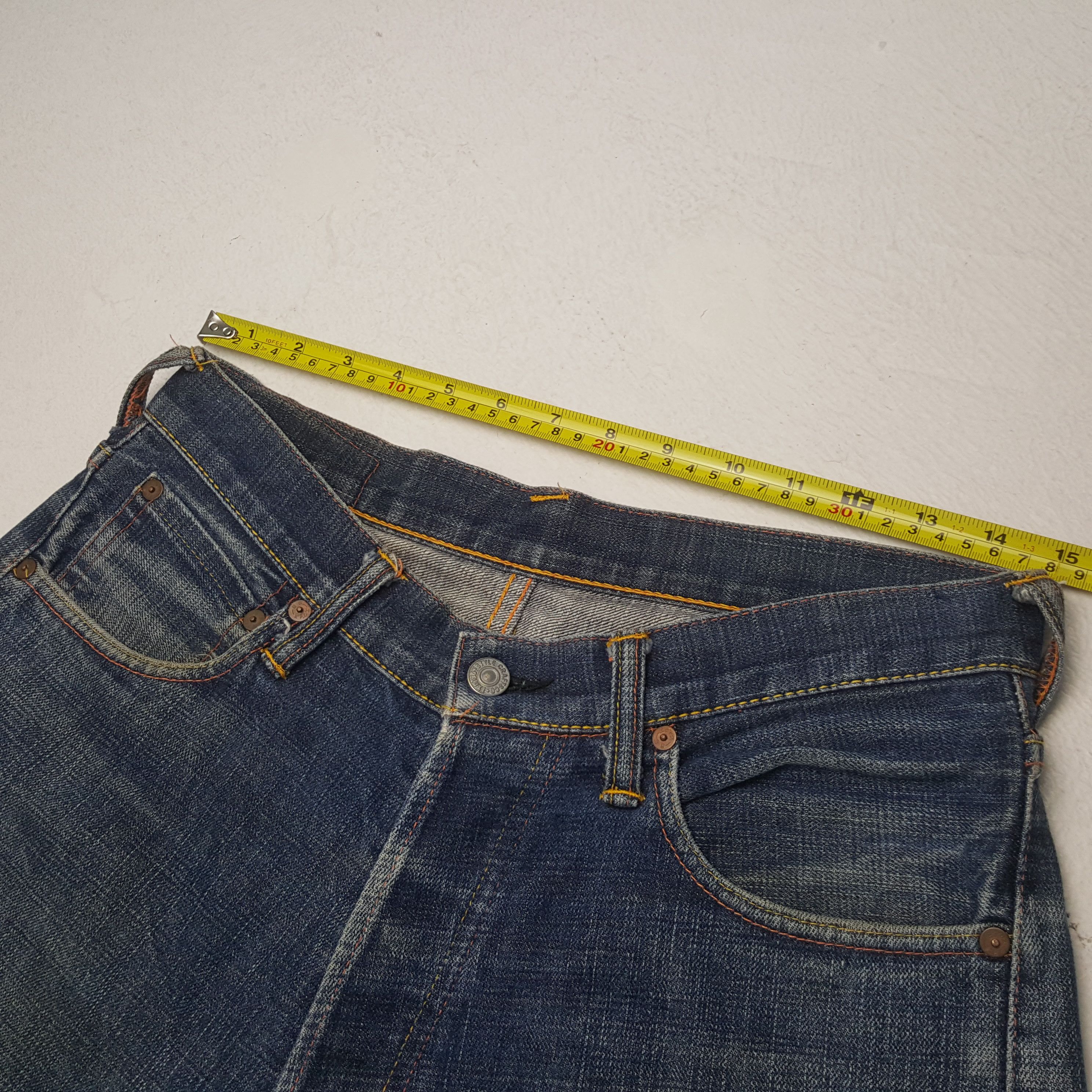 Evisu Evisu Japanese Brand Streetwear Custom Daicock Jeans RR12 Size US 30 / EU 46 - 7 Thumbnail