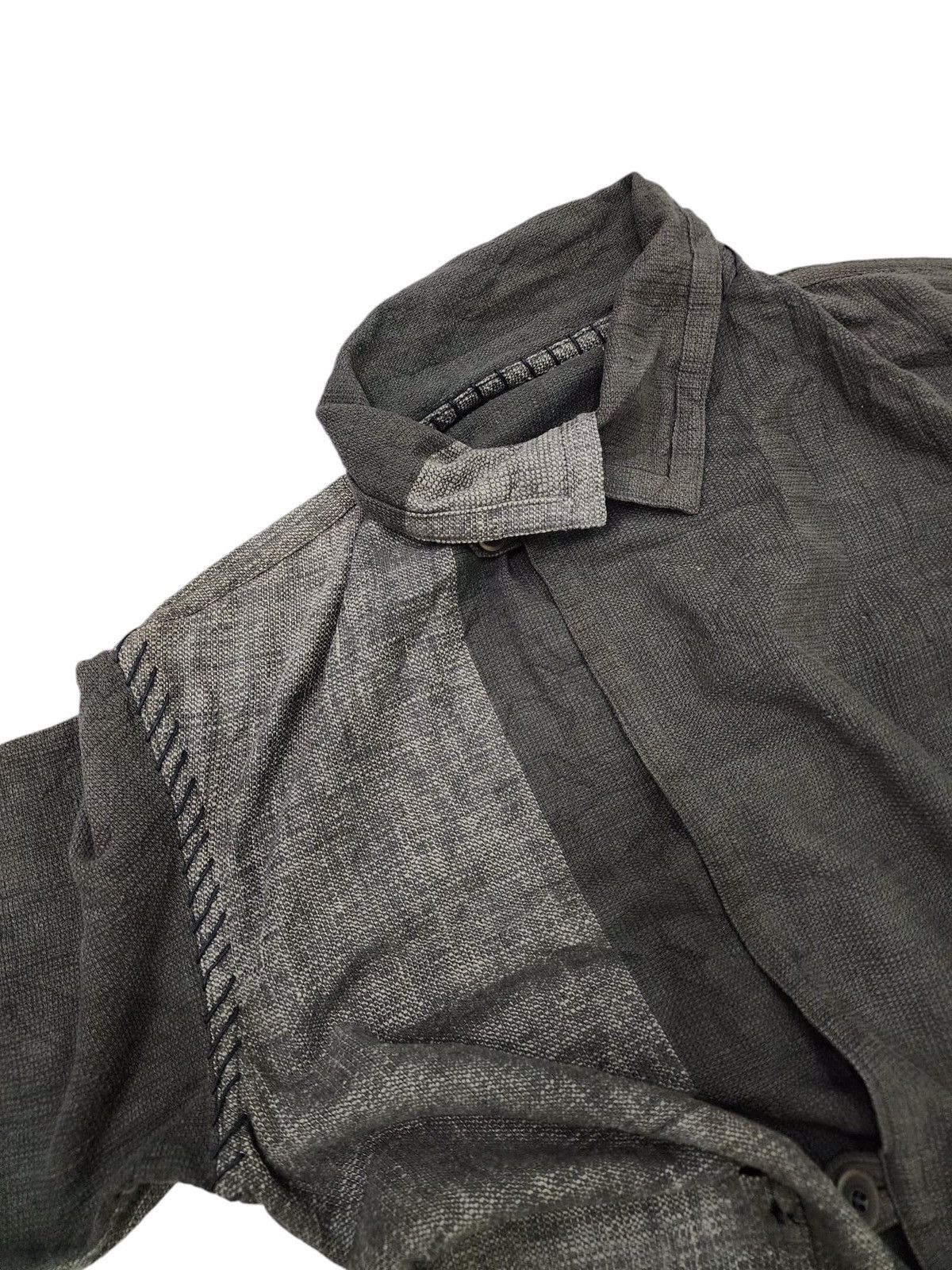 Issey Miyake 💥ARCHIVAL Plantation Issey Miyake Raw Oversize Light Jacket Size US M / EU 48-50 / 2 - 6 Thumbnail