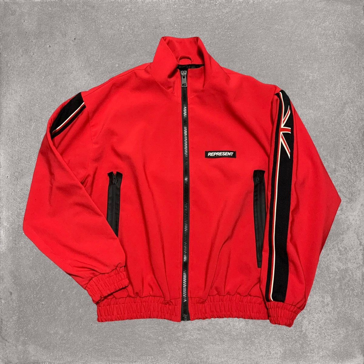 Represent Clo. Represent Medium United Jack Red Zip Track Jacket 2018 Size US M / EU 48-50 / 2 - 1 Thumbnail