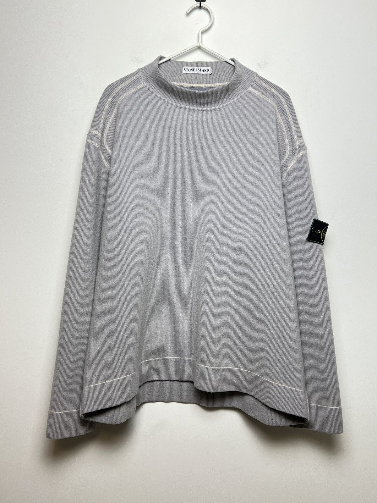 Stone Island stone island 1999 crewneck ribbed sweater archive Size US XL / EU 56 / 4 - 3 Thumbnail