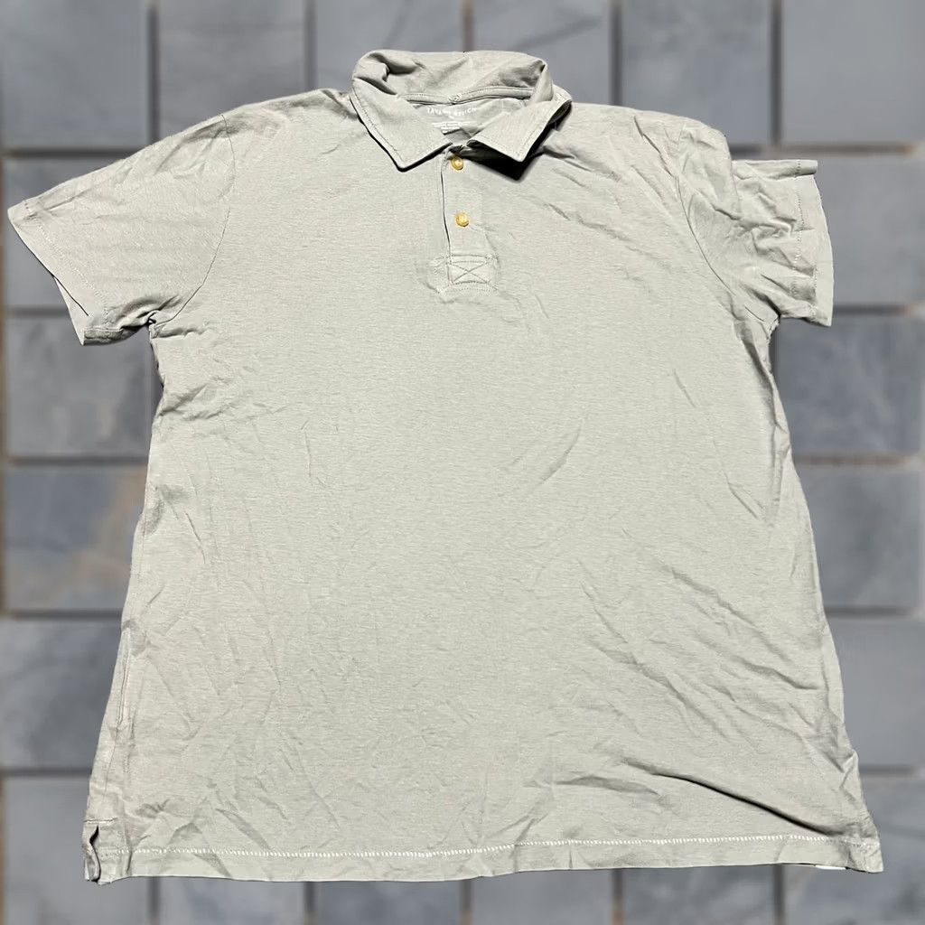Taylor Stitch Taylor Stitch Polo Shirt Mens M Golf Green Gray Short Sleeve 40 US Regular Mens Size US M / EU 48-50 / 2 - 1 Thumbnail