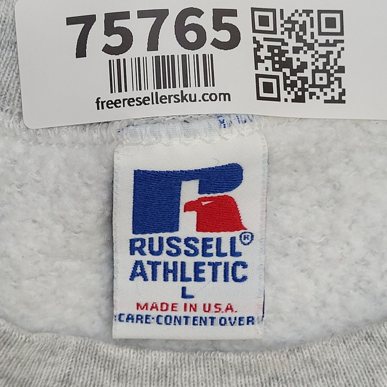 Russell Athletic Vintage 80s Murphy High-School Sweatshirt Large 22x25 Gray Size US L / EU 52-54 / 3 - 9 Thumbnail