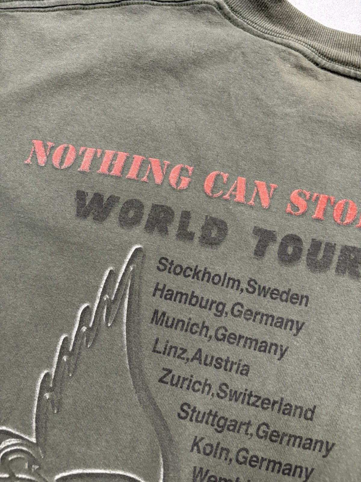 Band Tees Vintage 1999 Aerosmith Aero Force One World Tour Tee 90s USA Size US M / EU 48-50 / 2 - 7 Thumbnail