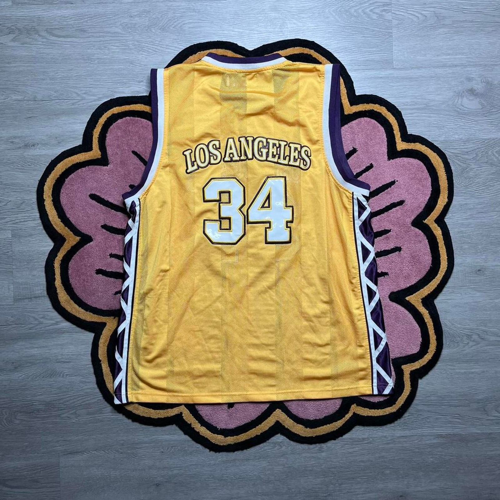 NBA × Vintage Vintage 212 NYC Los Angeles Embroidered Basketball Jersey Size US XXL / EU 58 / 5 - 6 Thumbnail