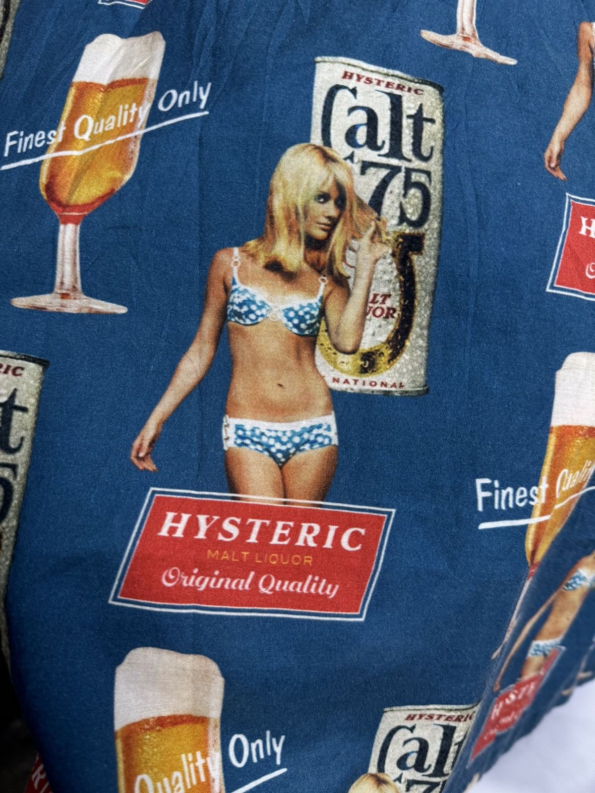 Hysteric Glamour × Japanese Brand Hysteric Glamour Malt Liquor Button Shirt Size US M / EU 48-50 / 2 - 9 Thumbnail