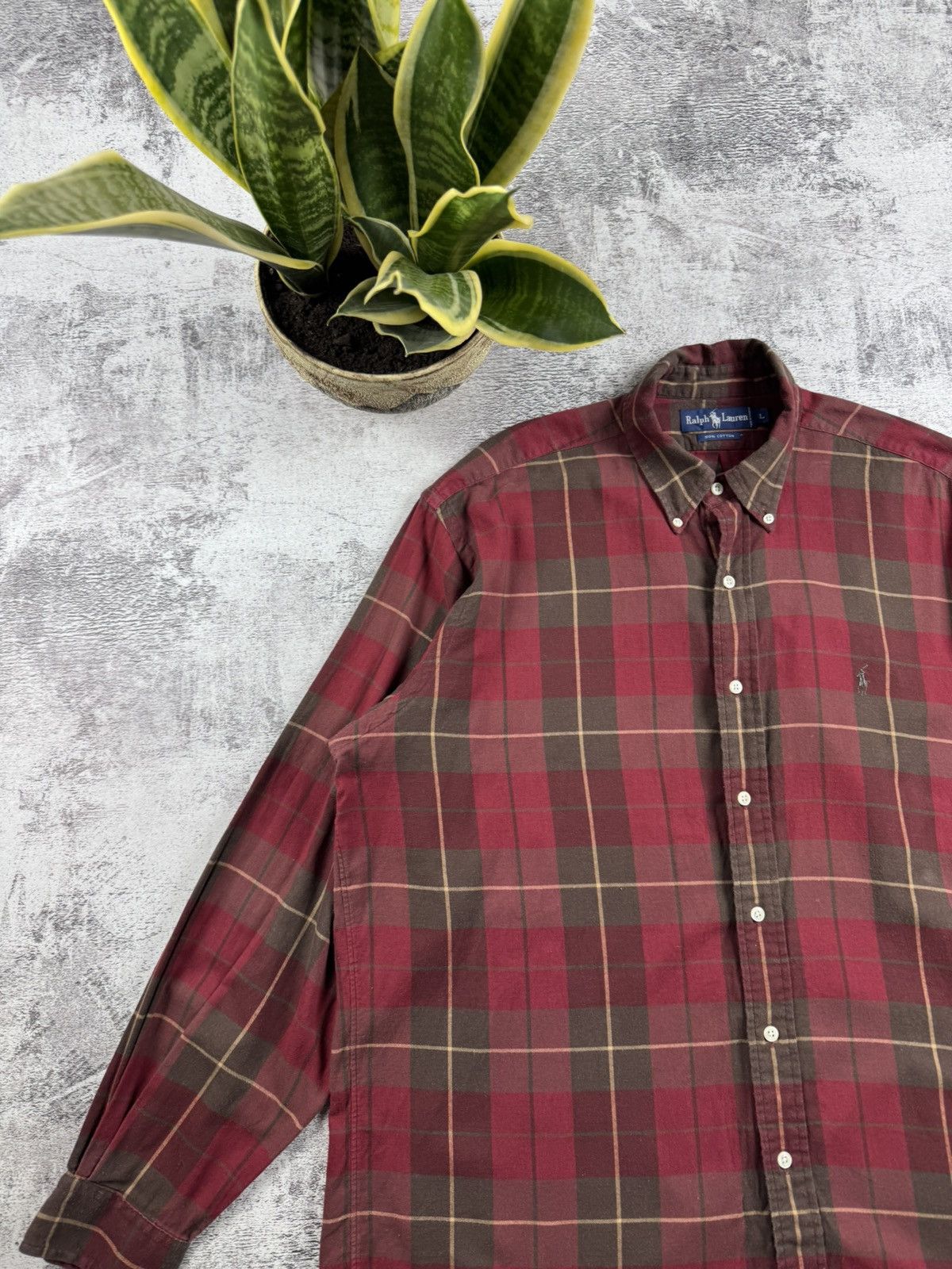 Polo Ralph Lauren Ralph Lauren Flannel Striped Pocket Longsleeve Button Shirt Size US XL / EU 56 / 4 - 5 Thumbnail