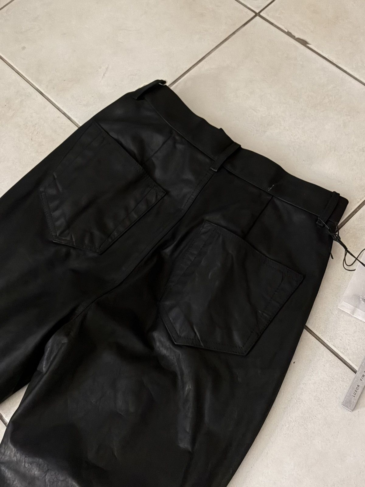 Rick Owens Rick owens Leather bolan pants Size US 27 - 5 Thumbnail