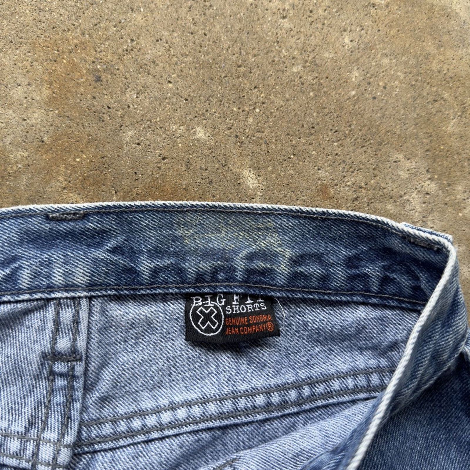 Vintage Vintage Sonoma Faded Baggy Denim Skater Shorts Jnco Size US 27 - 5 Thumbnail